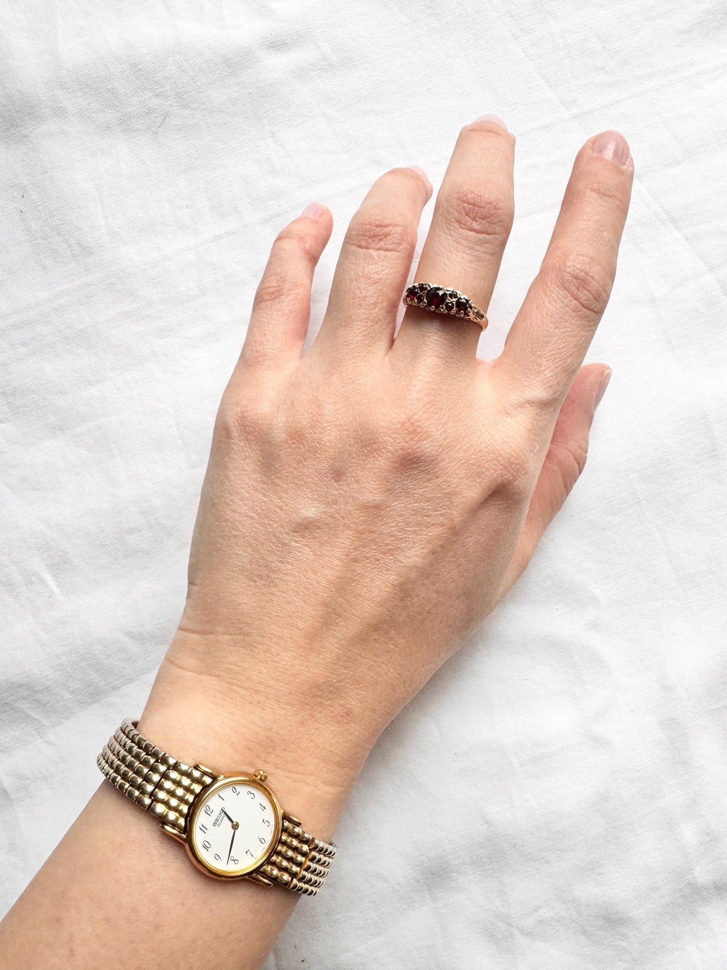 90s Seiko Watch; Gold Tone Ladies Seiko Watch