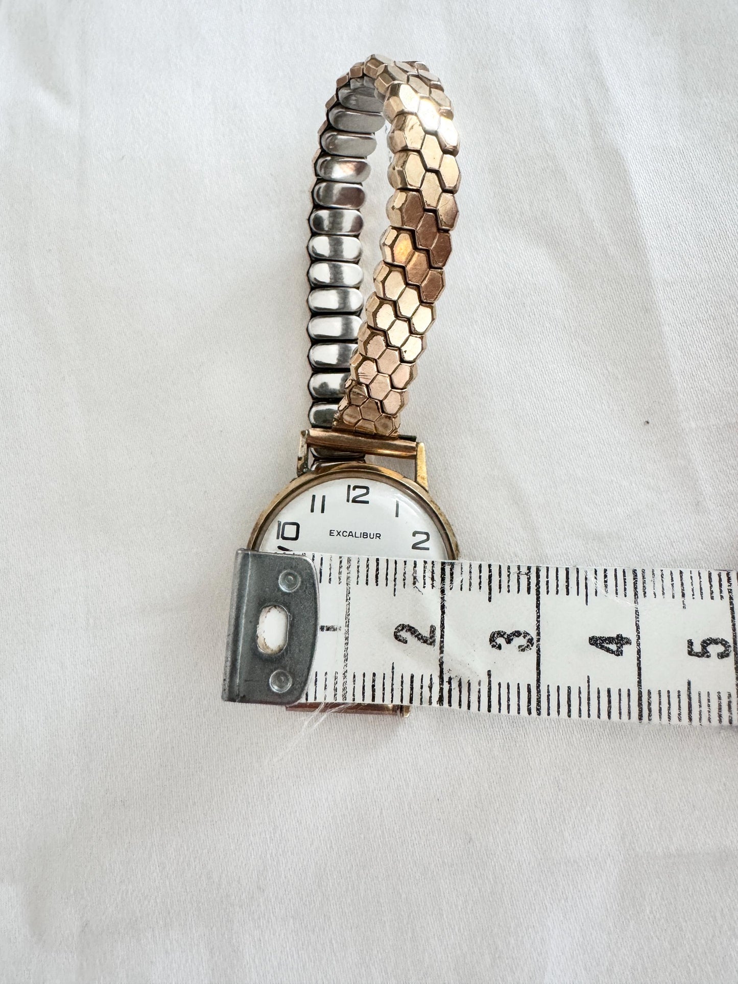 Vintage Hand Wind Watch; Mechanical Elasticated Watch
