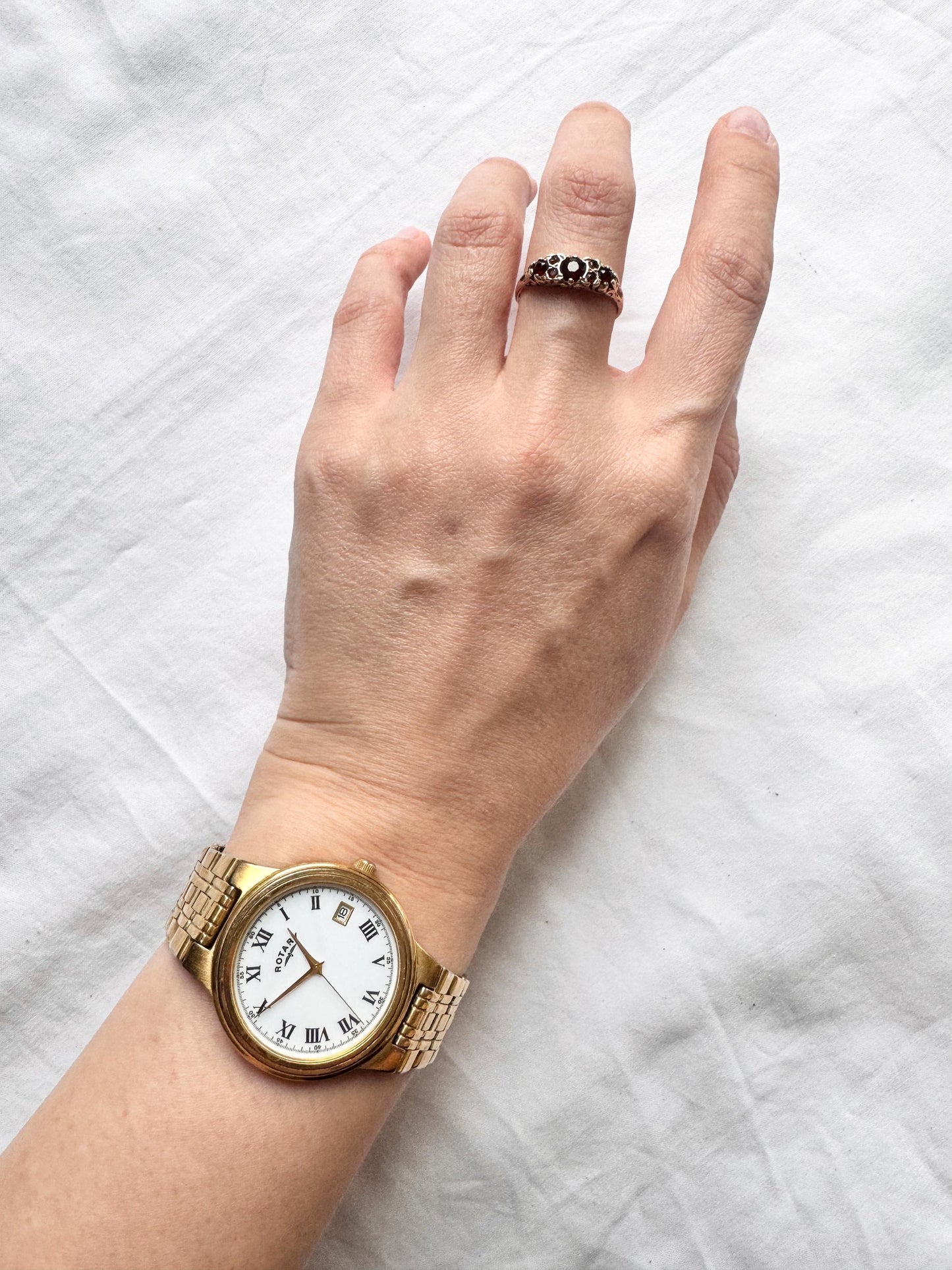 Vintage Men's Watch; Roman Numeral Watch