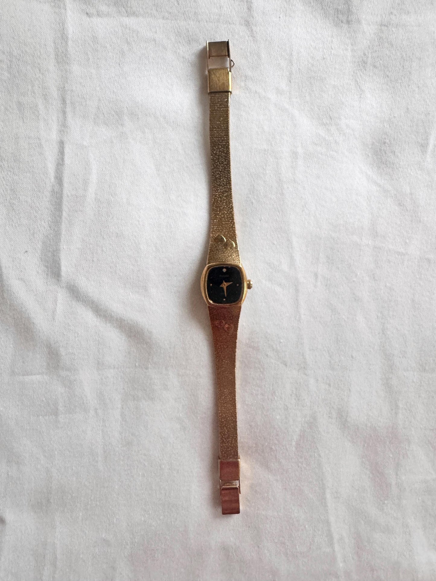 Vintage Heart Detail Watch; Dainty Heart Watch