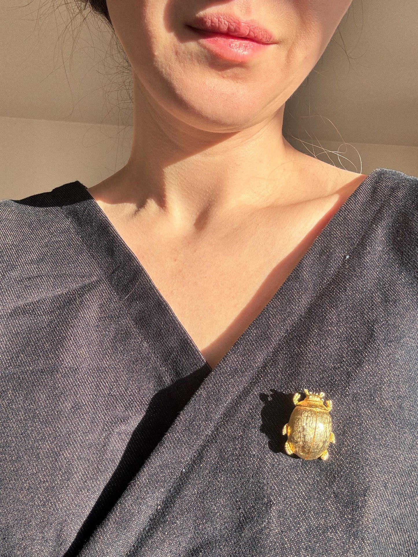 Vintage Bug Brooches; Insect Brooch