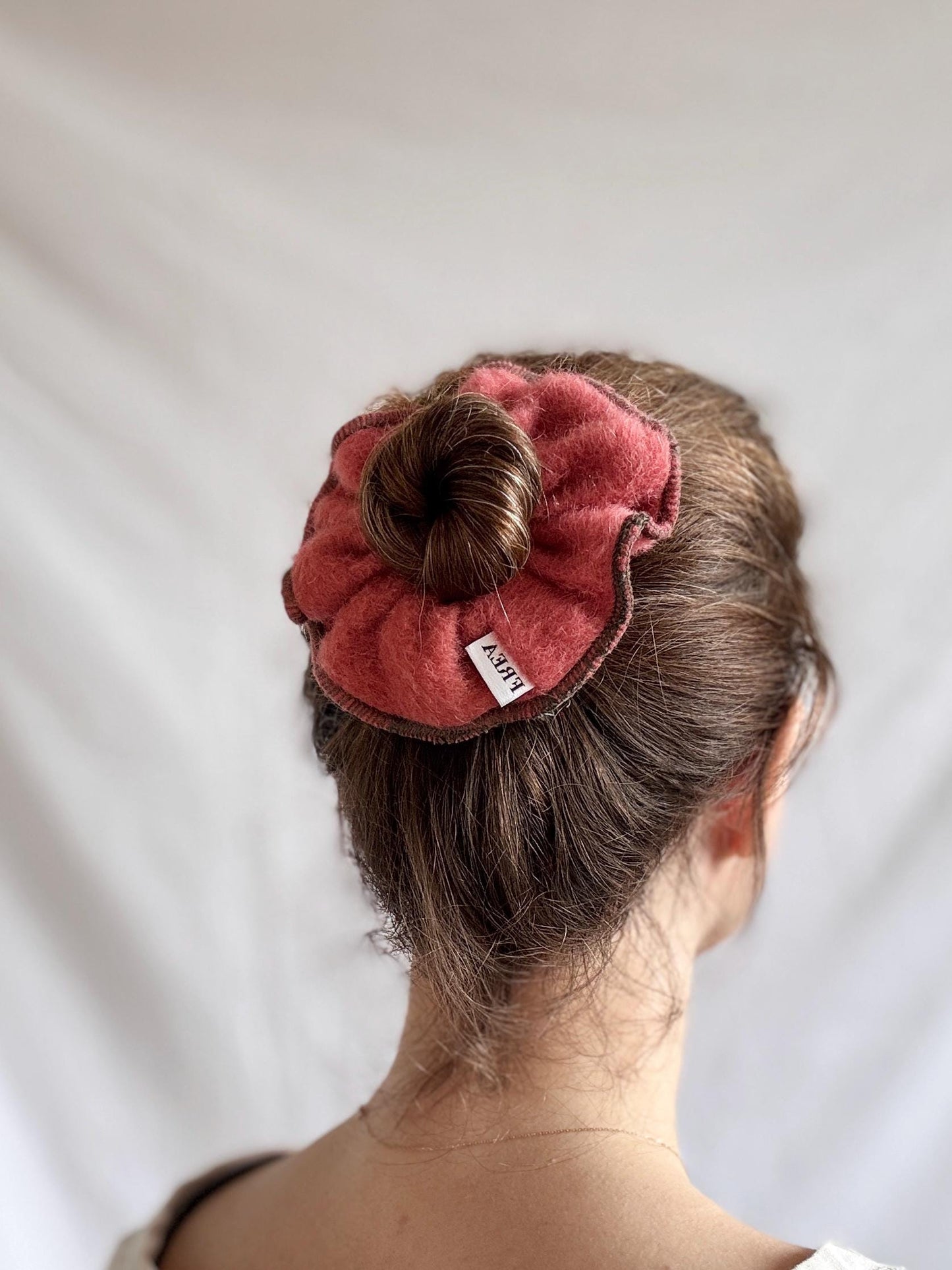 Reworked Wool Scrunchies; Upcycled Scrunchies