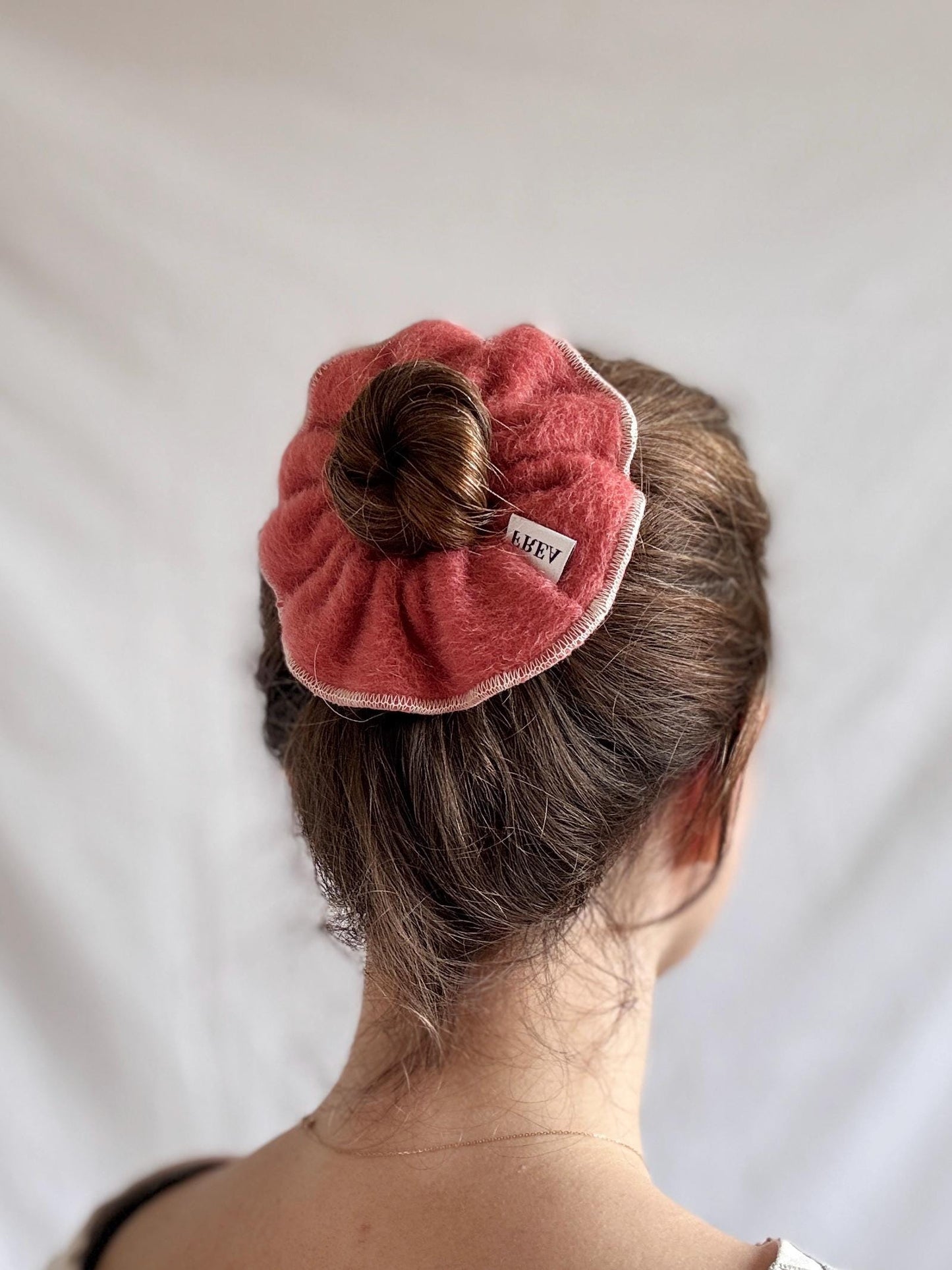Reworked Wool Scrunchies; Upcycled Scrunchies