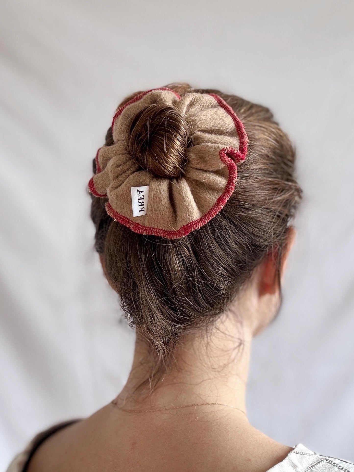 Reworked Wool Scrunchies; Upcycled Scrunchies