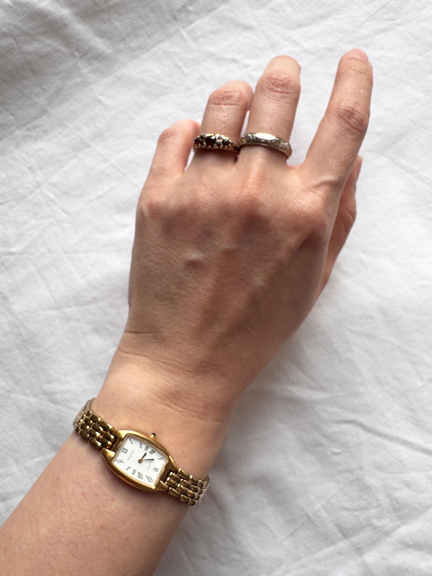 Rare Vintage Square Watch; Dainty Roman Number Watch