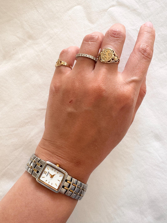 Vintage Seiko Watch; Roman Number Watch