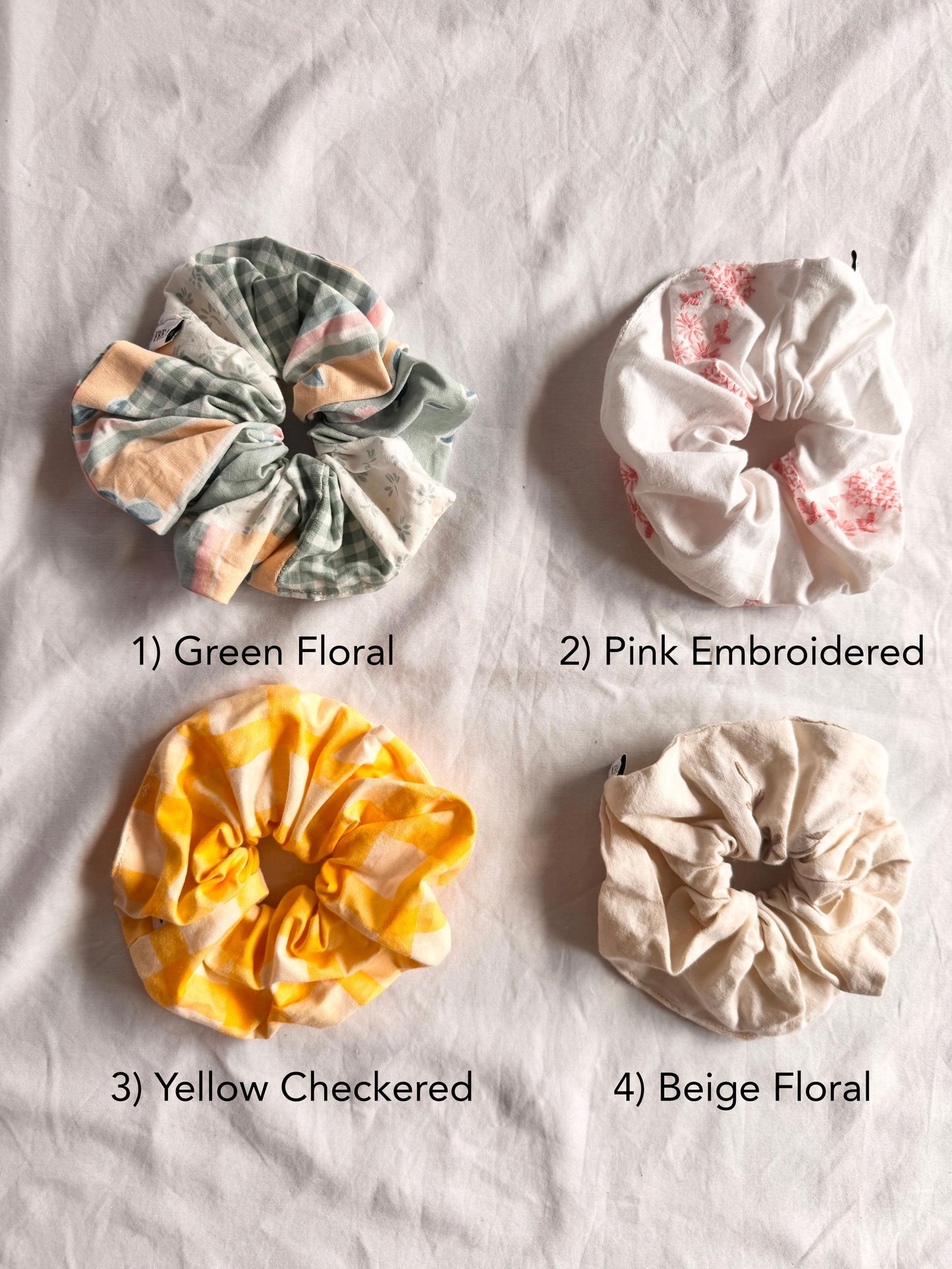 Handmade Scrunchie for Hair; Elegant Hair Tie