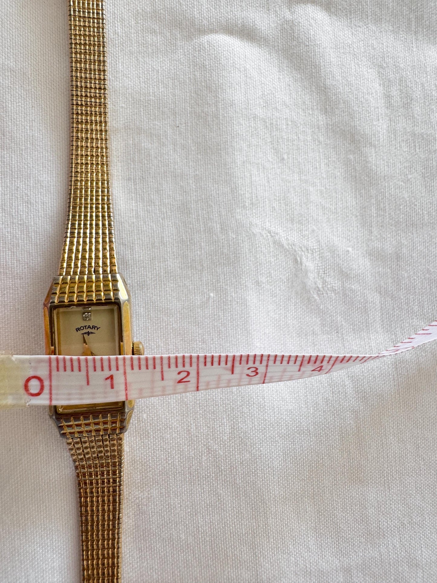 Vintage Rotary Watch; Square Bracelet Watch