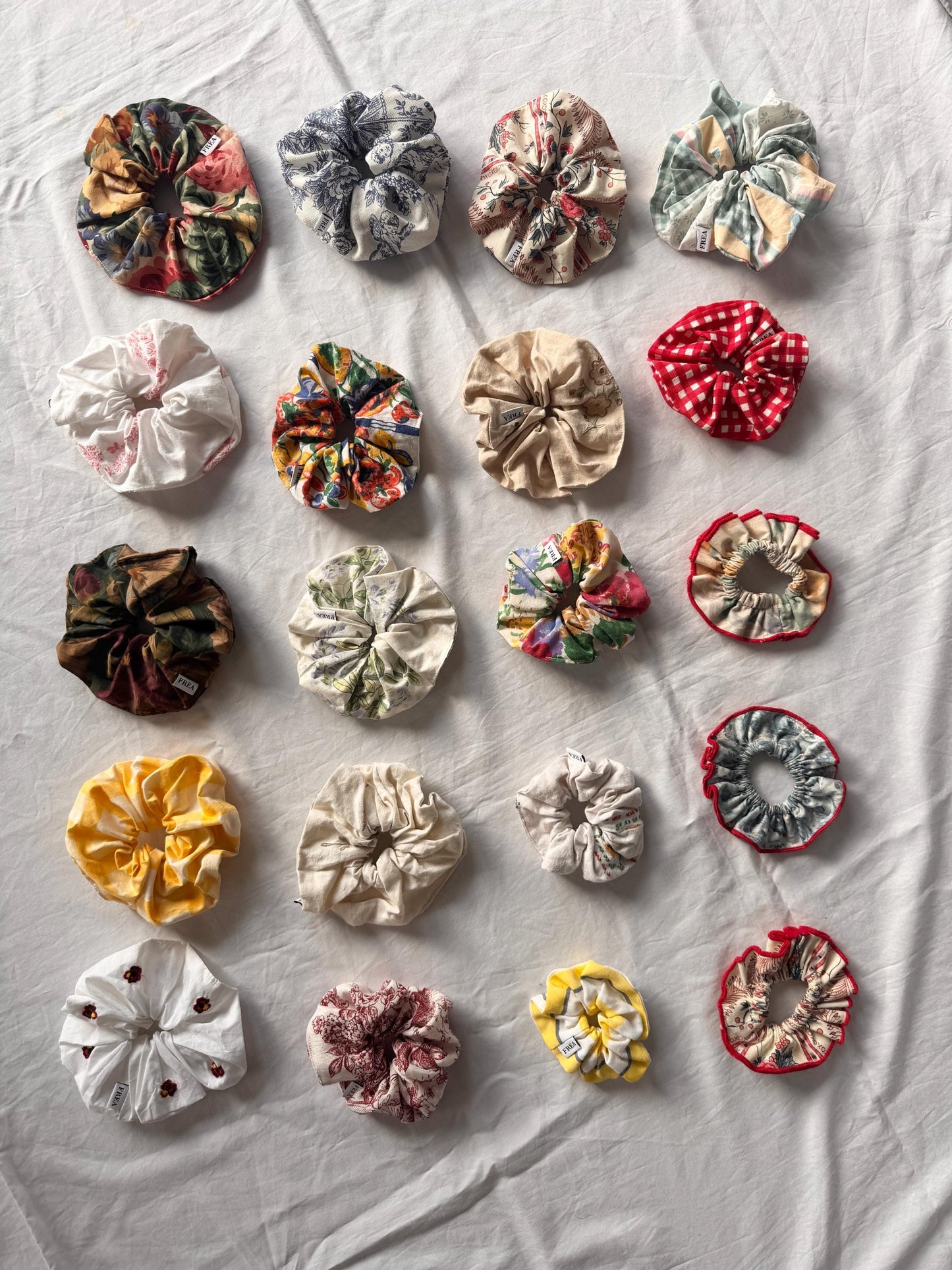 Handmade Scrunchie for Hair; Elegant Hair Tie