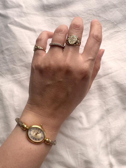 Rare Delicate Watch; Roman Numeral Bracelet Watch