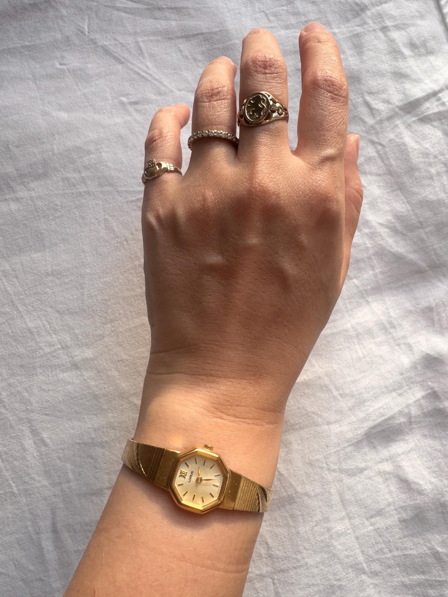 Vintage Bracelet Watch; Roman Numeral Watch
