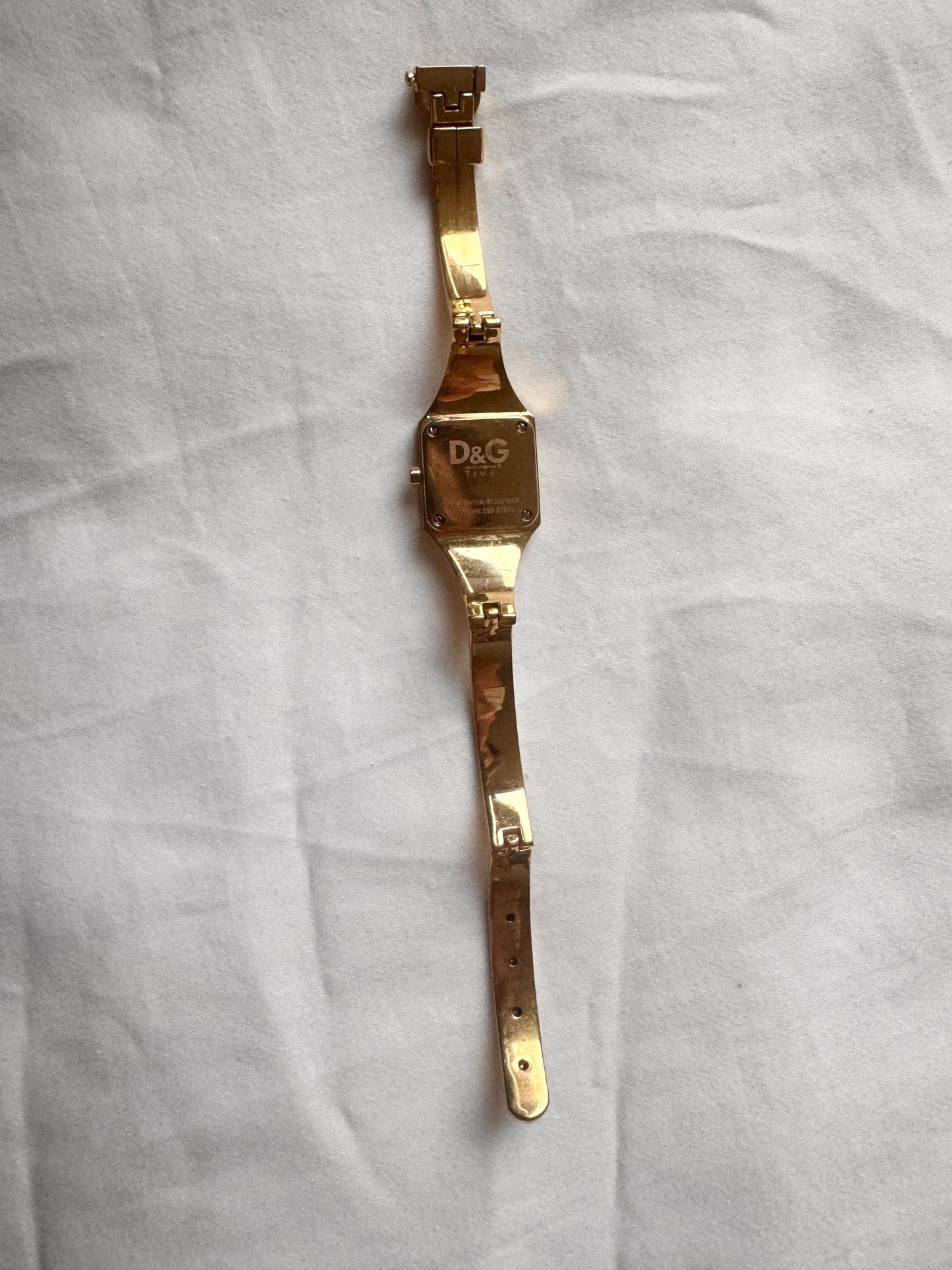 Vintage Dolce Gabbana Watch; Y2K Square Watch