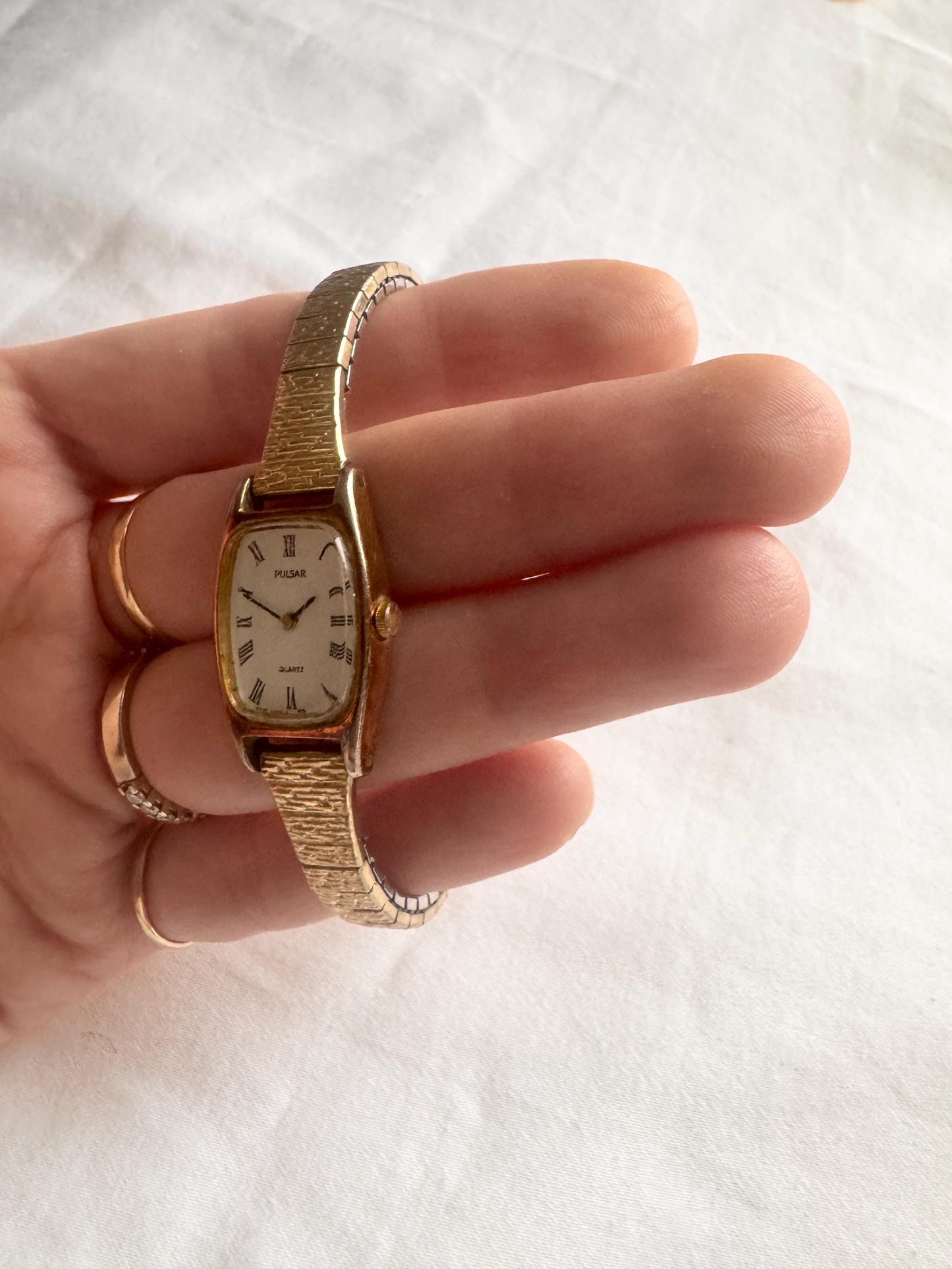 Vintage Square Watch; Dainty Roman Number Watch