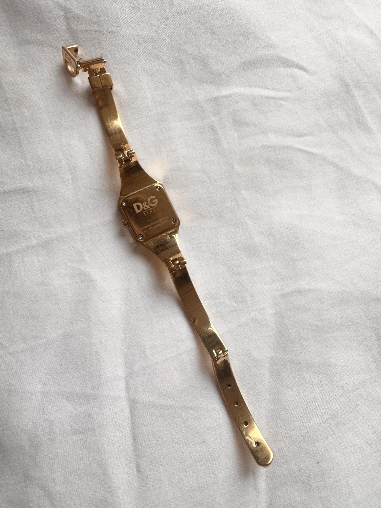 Vintage Dolce Gabbana Watch; Y2K Square Watch