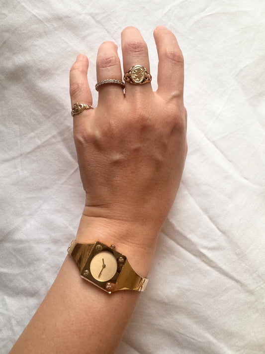 Vintage Dolce Gabbana Watch; Y2K Square Watch
