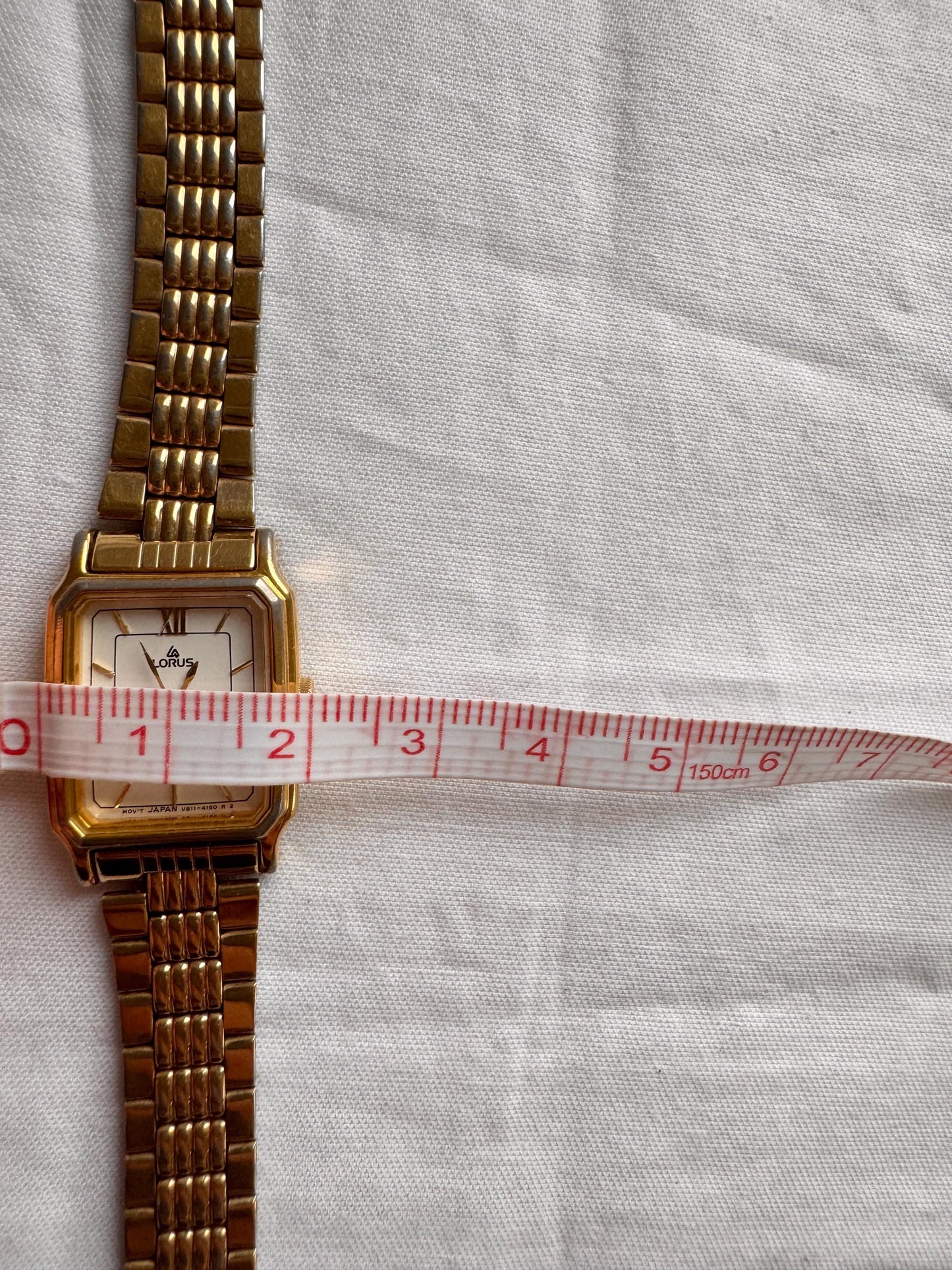 Vintage Square Watch; Roman Numeral Watch