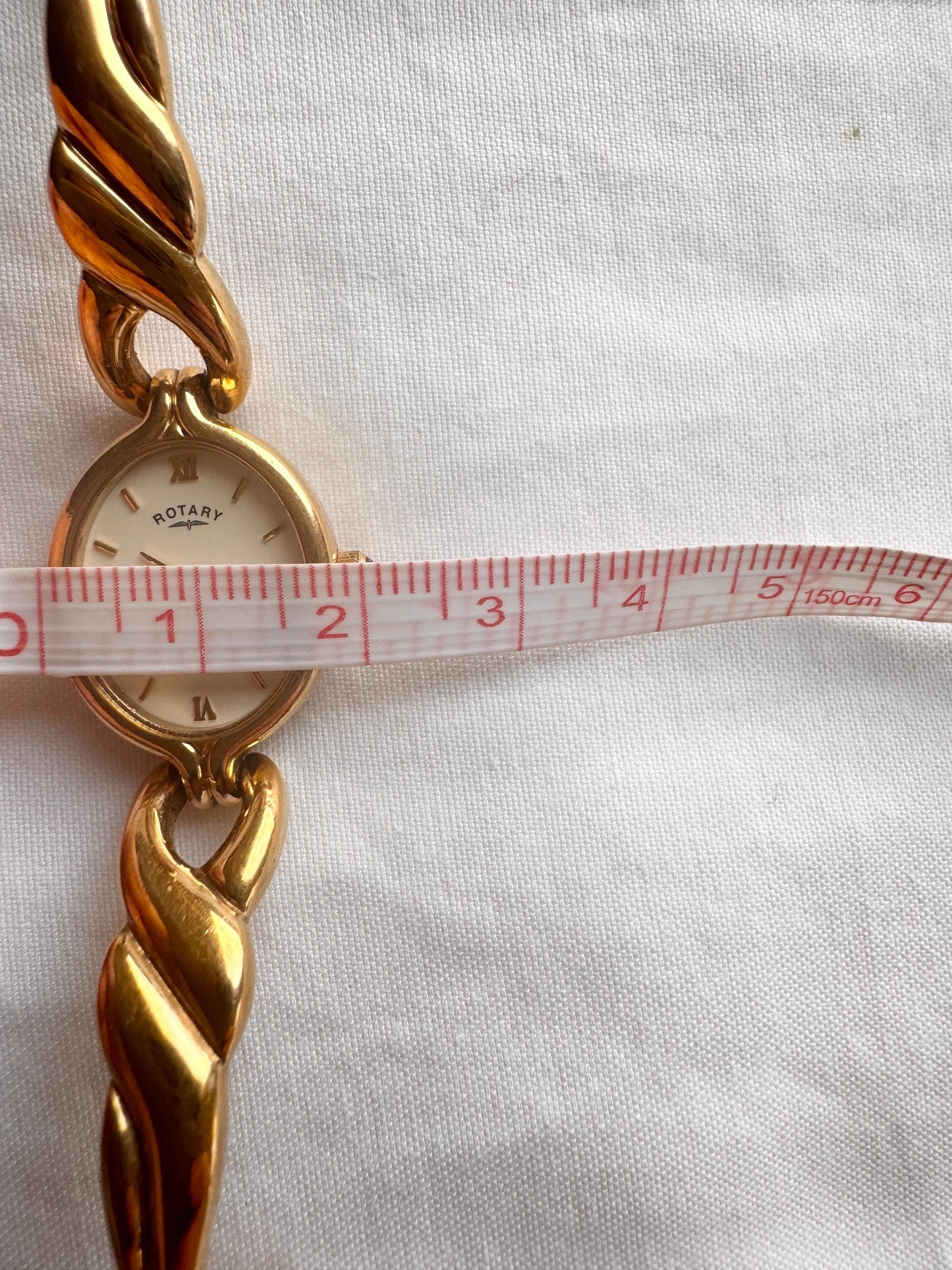 Unique Bracelet Watch; Braided Gold Plated Watch Rotary