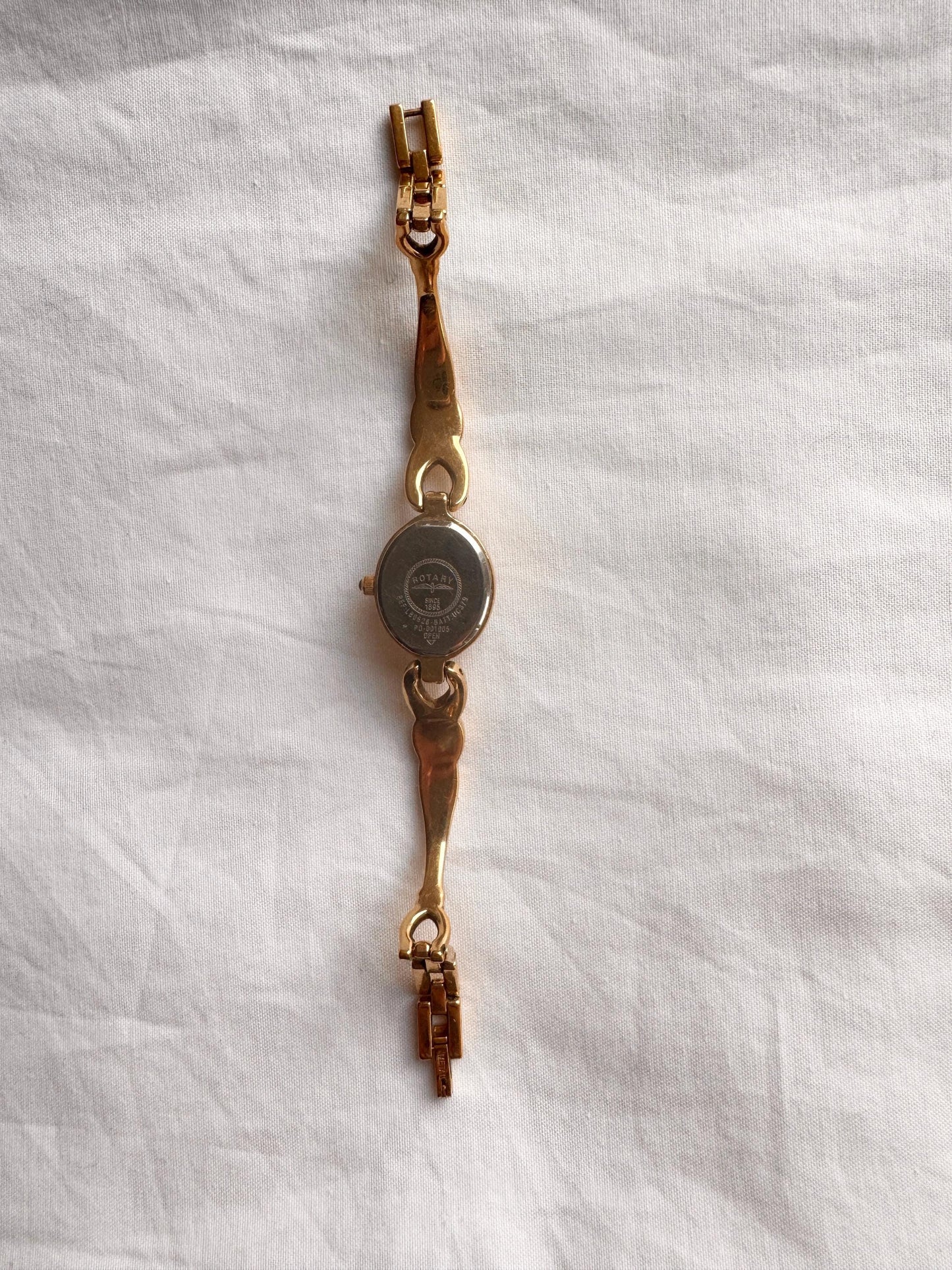 Unique Bracelet Watch; Braided Gold Plated Watch Rotary