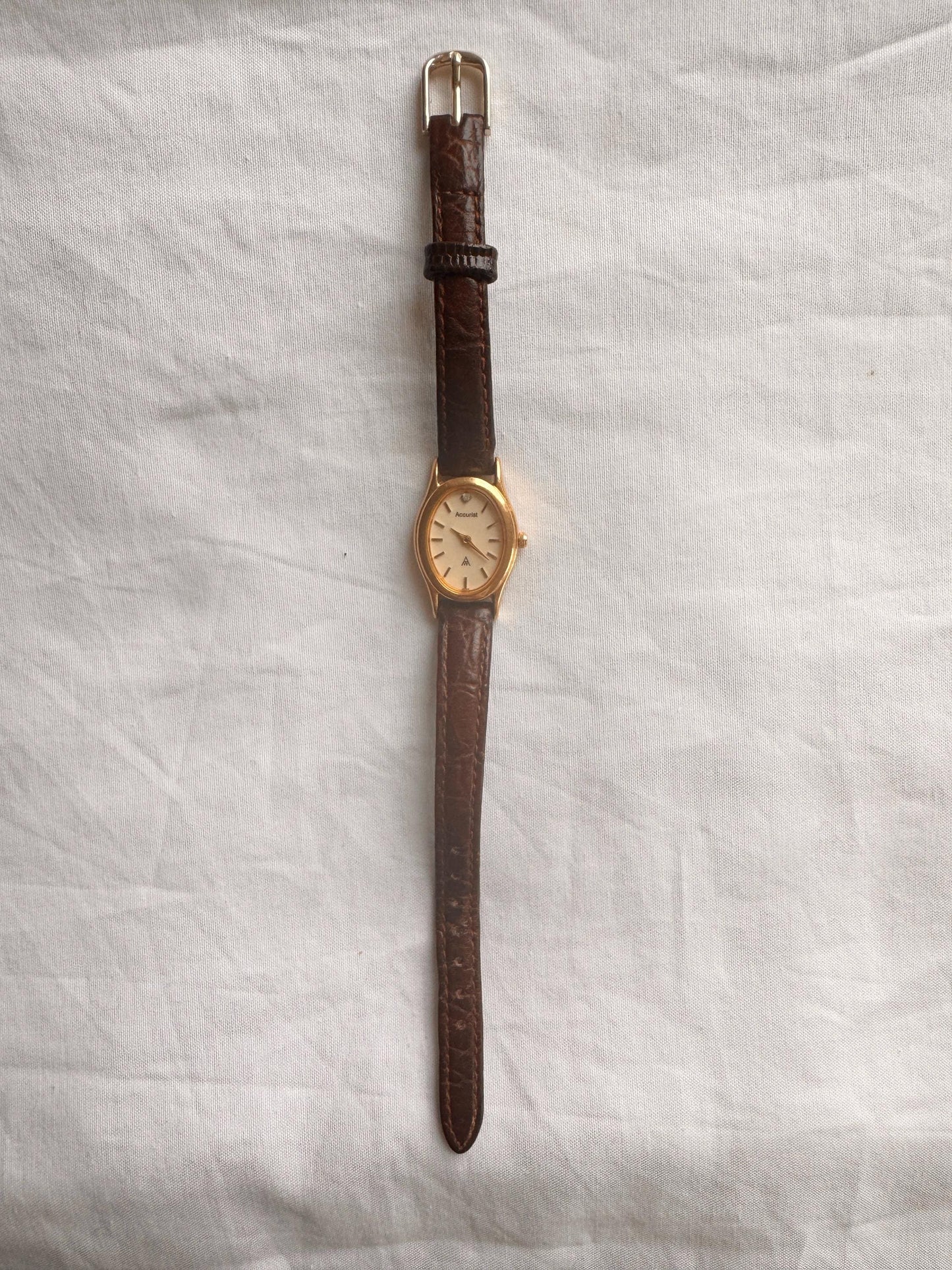Dainty Vintage Watch; Roman Number Leather Watch