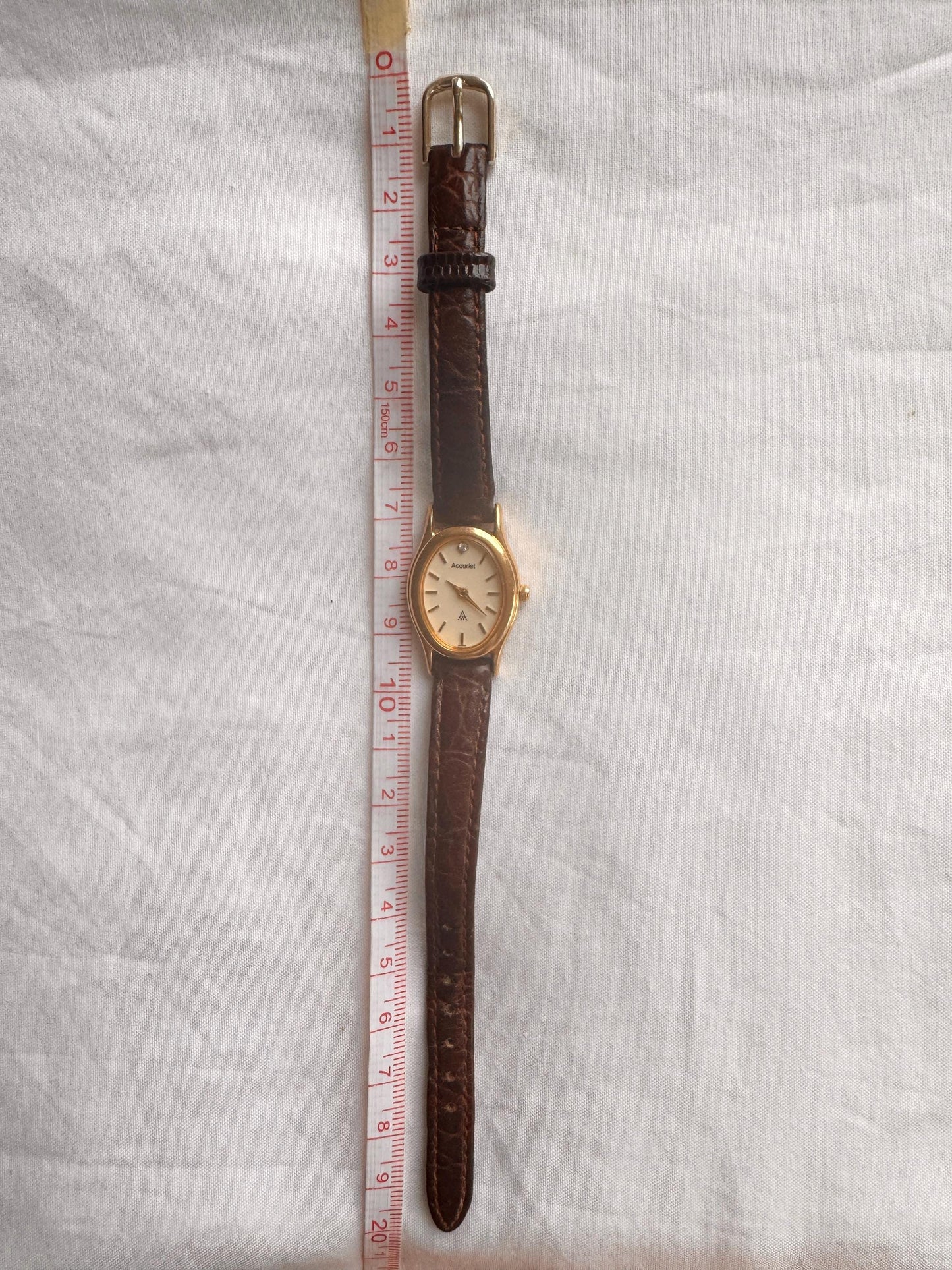 Dainty Vintage Watch; Roman Number Leather Watch
