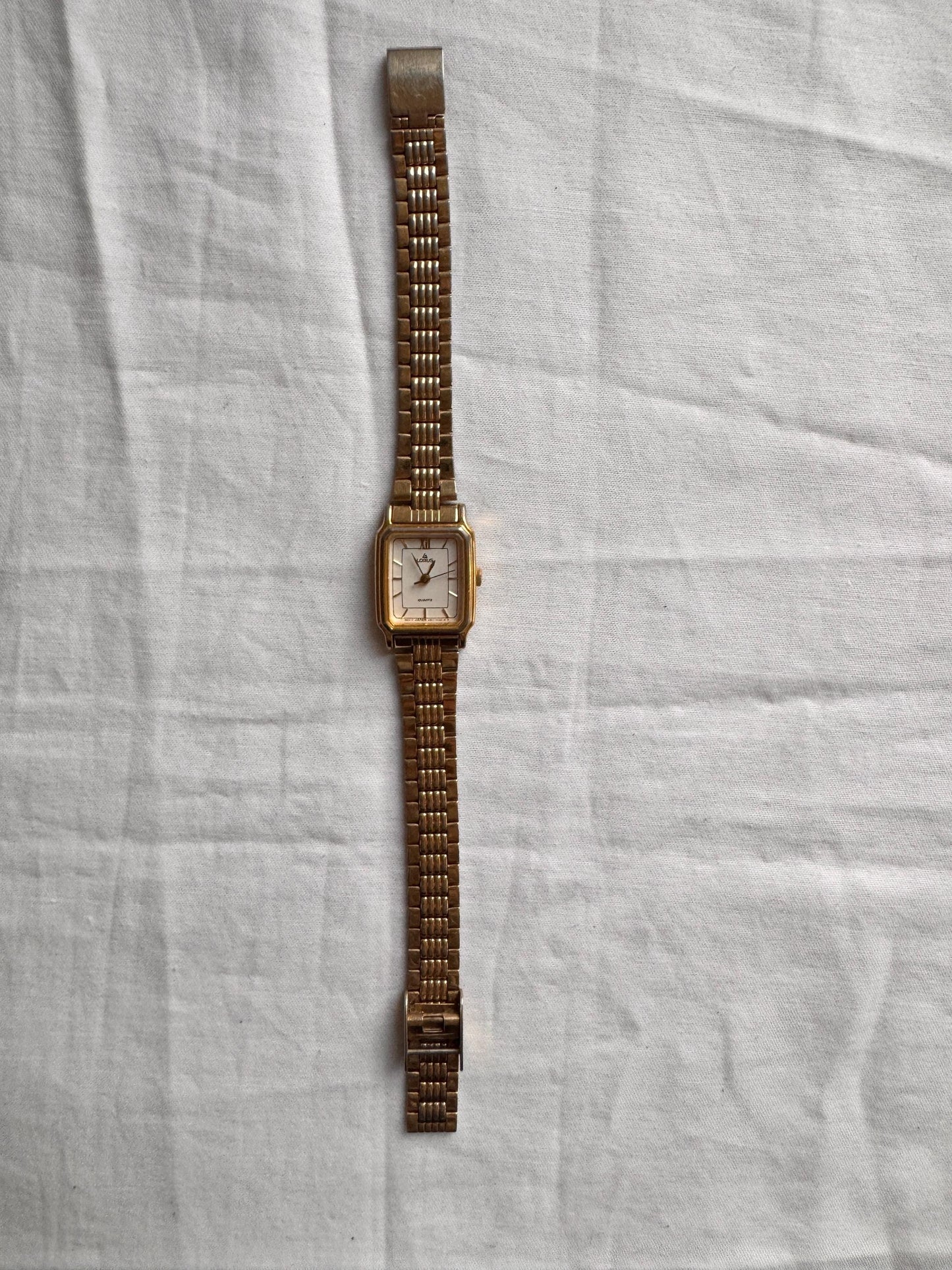 Vintage Square Watch; Roman Numeral Watch