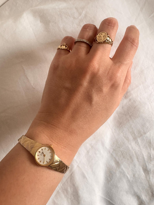 Vintage Bracelet Watch; 90s Elegant Ladies Watch