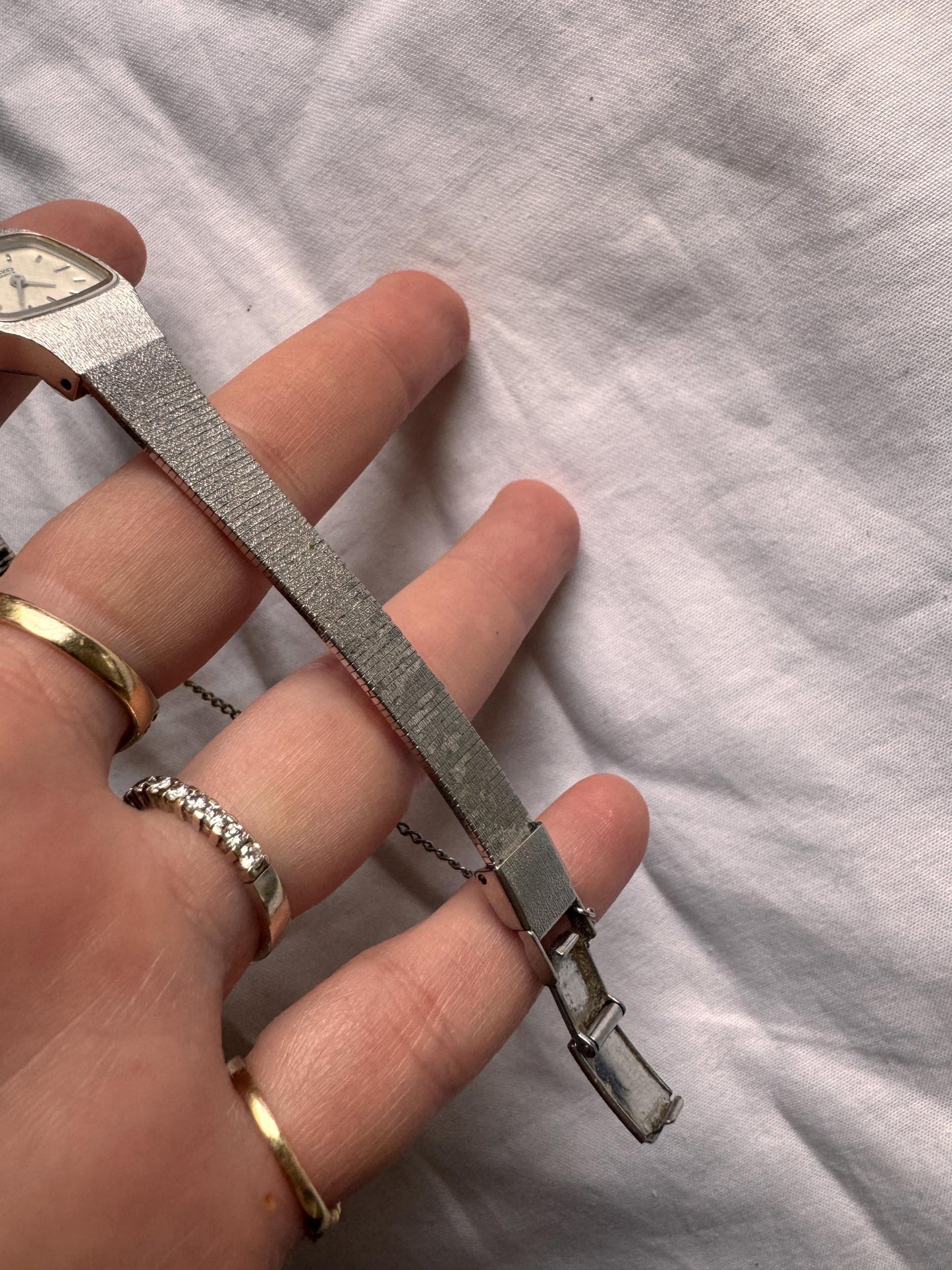 80s Seiko Watch; Vintage Bracelet Watch