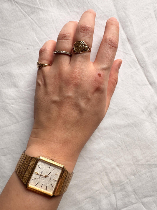 90s Chunky Watch; Vintage Unisex Watch