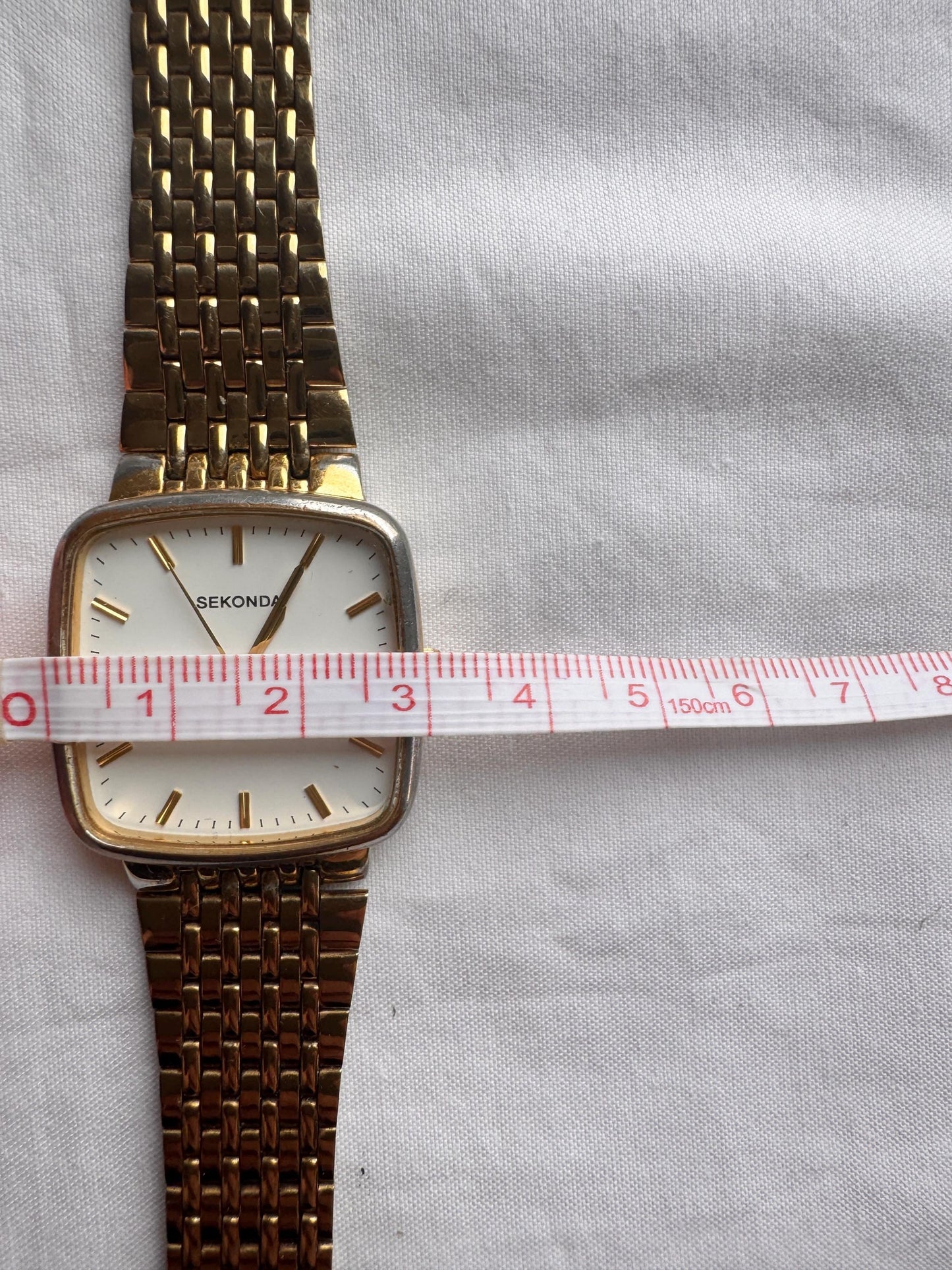 90s Vintage Square Watch; Chunky Unisex Watch