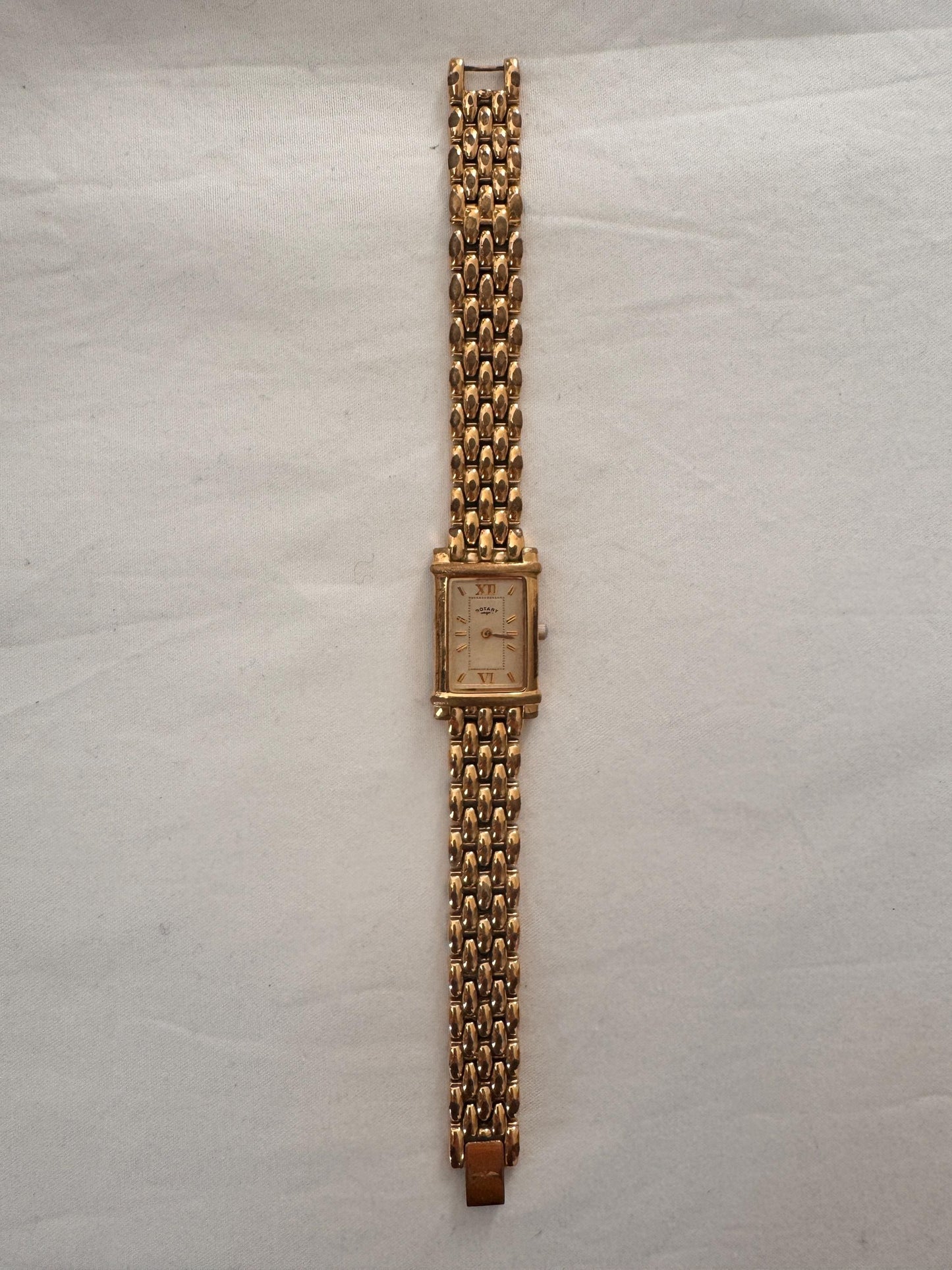 Vintage Roman Numeral Watch; 90s Rotary Watch