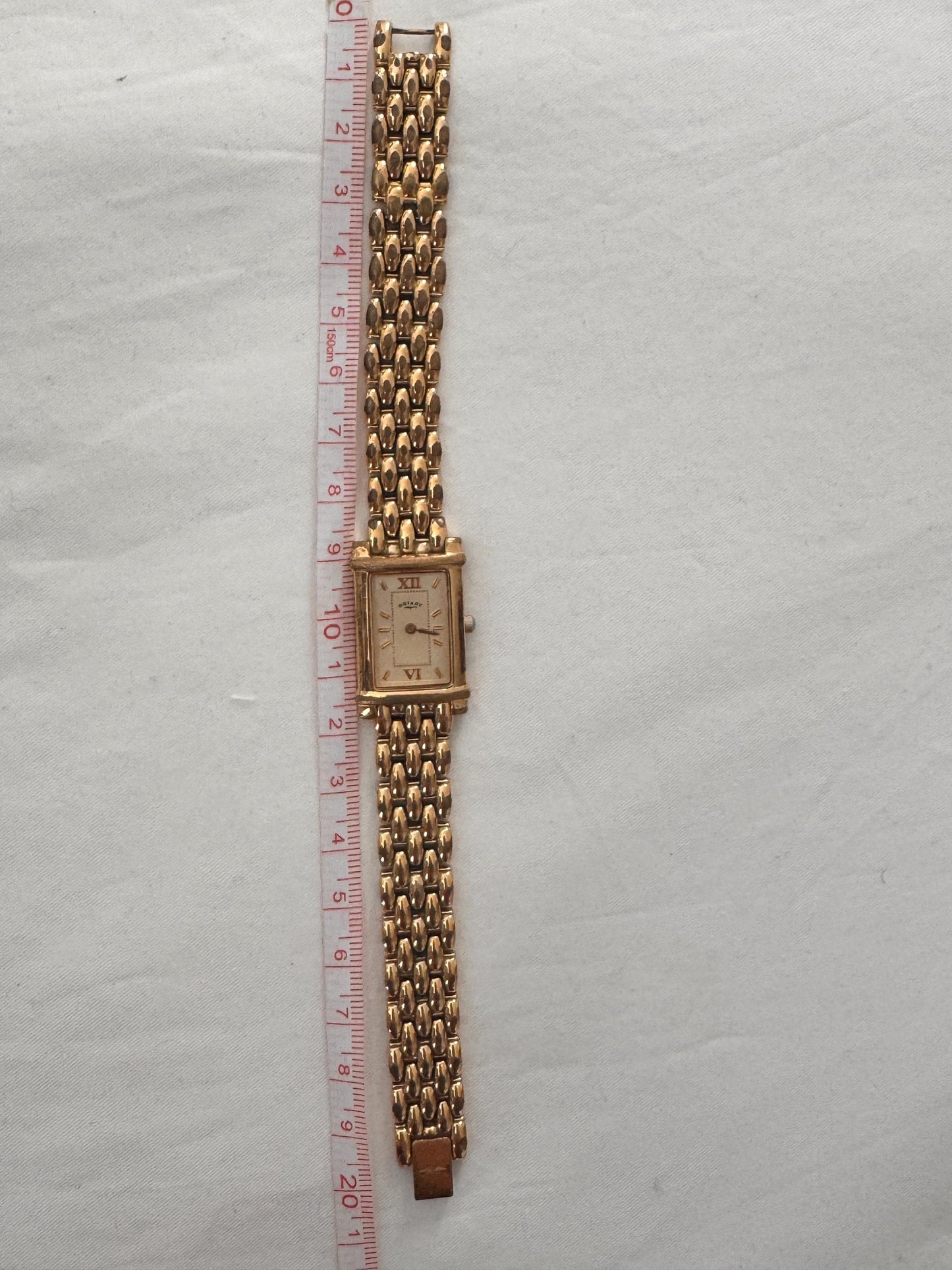 Vintage Roman Numeral Watch; 90s Rotary Watch