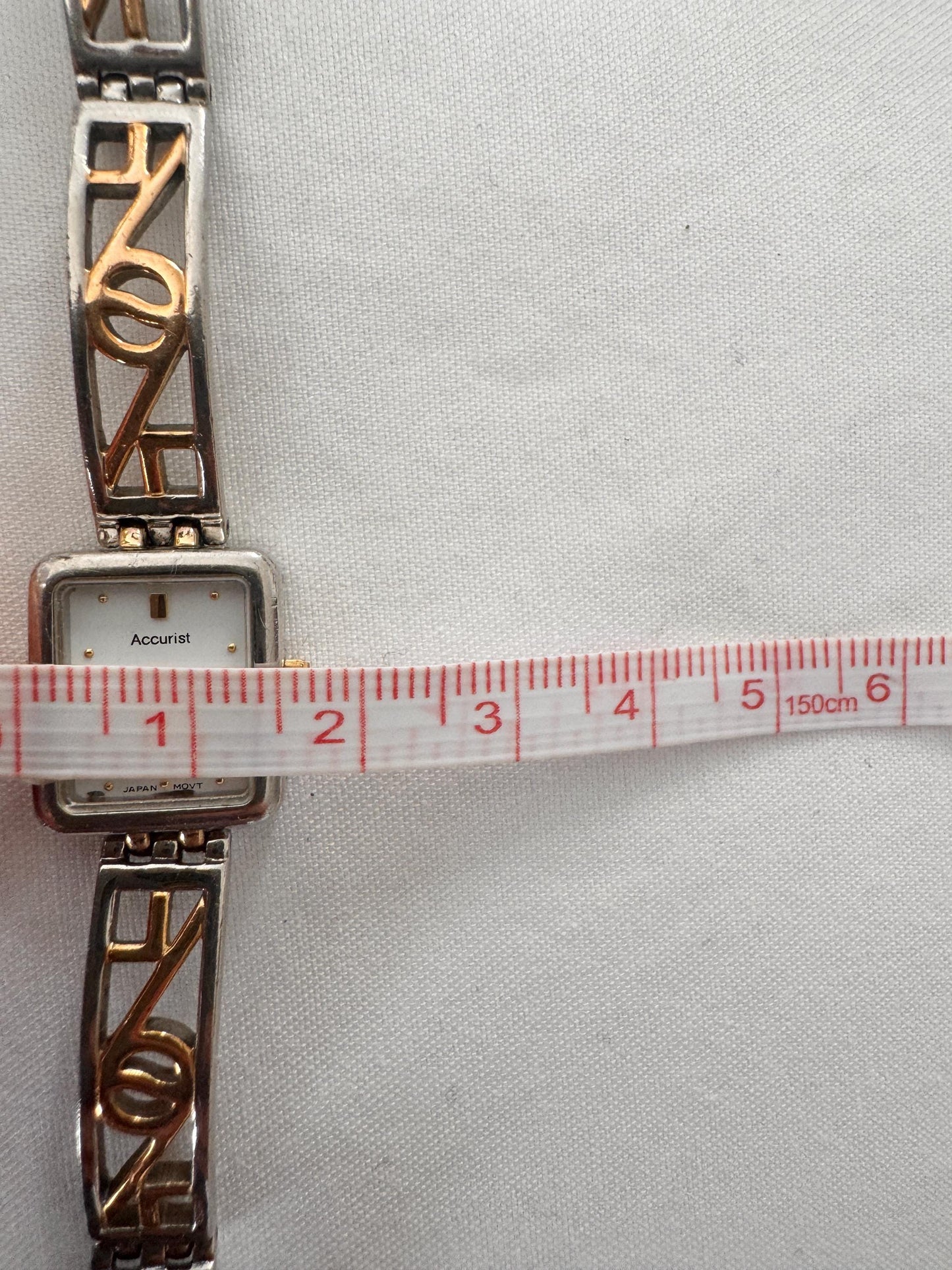 Vintage Bracelet Watch; Dainty Silver Look Watch