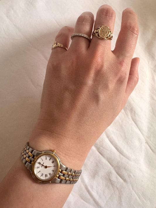 Vintage Wristwatch; Roman Number Watch