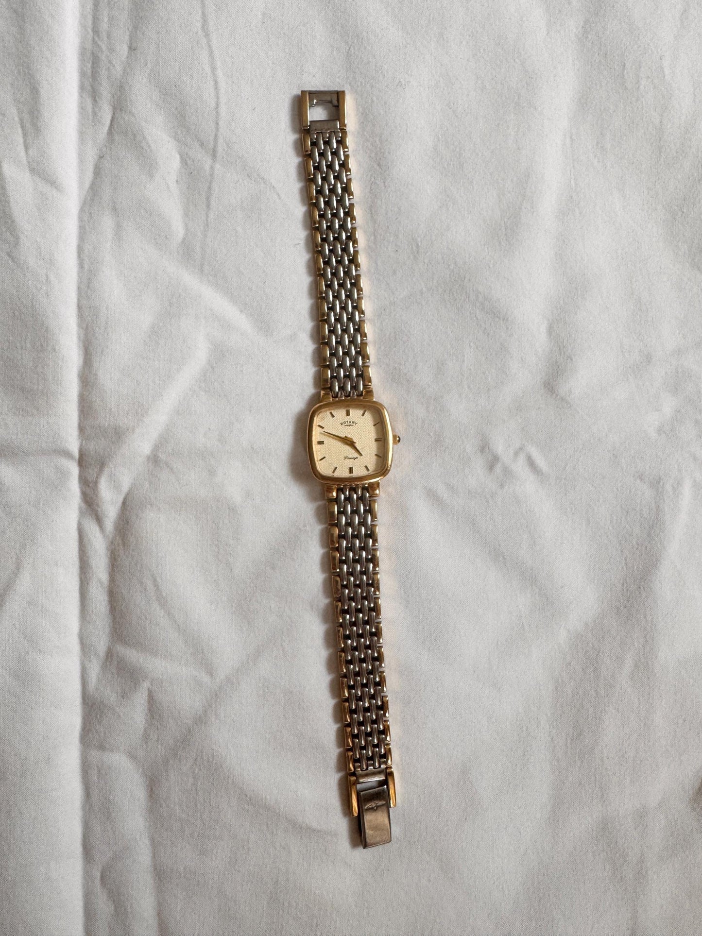 Vintage Classy Square Watch; 90s Rotary Watch