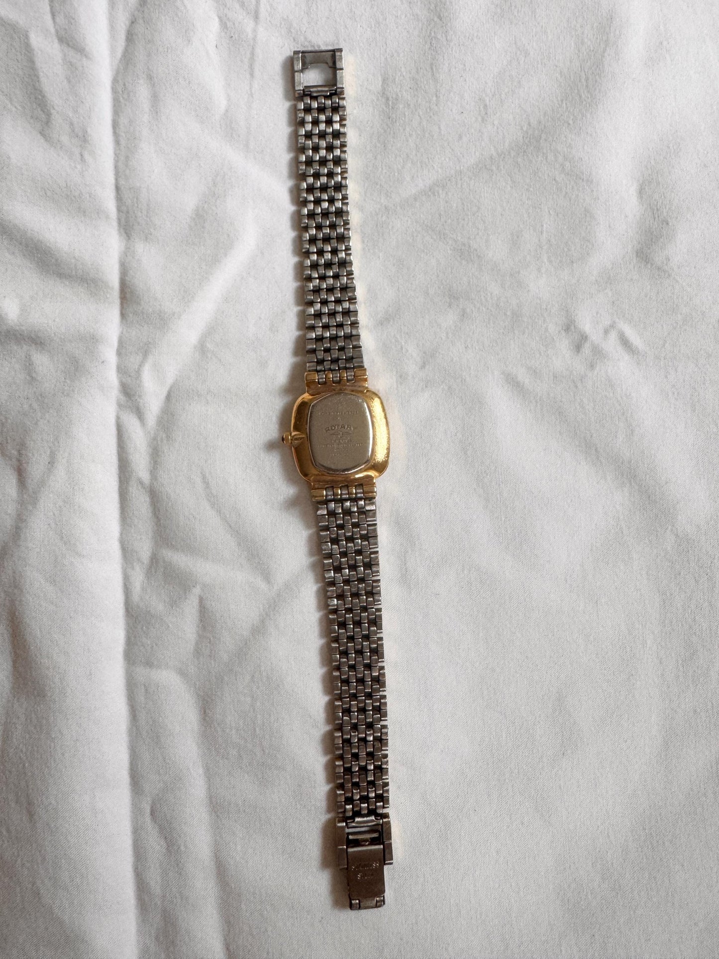 Vintage Classy Square Watch; 90s Rotary Watch