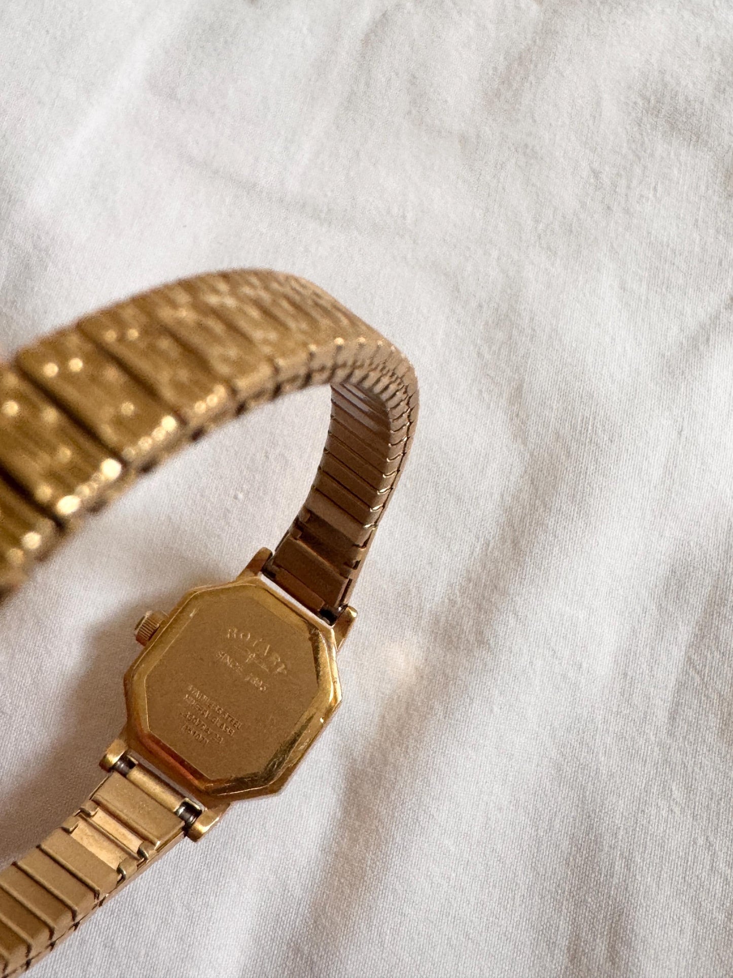 Dainty Vintage Watch; Hexagon Watch Rotary