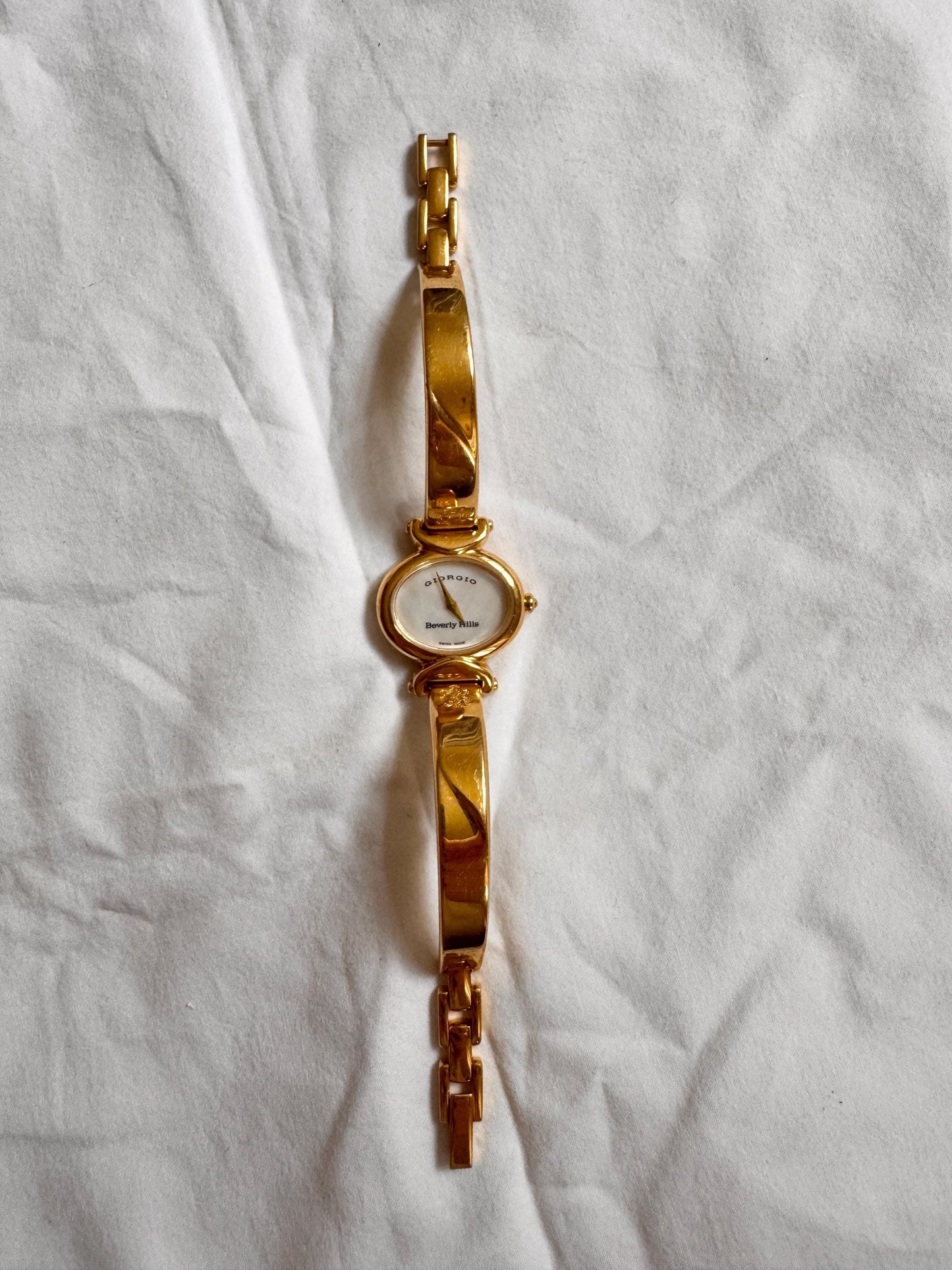 Swiss Made Bracelet Watch; Vintage Oval Watch