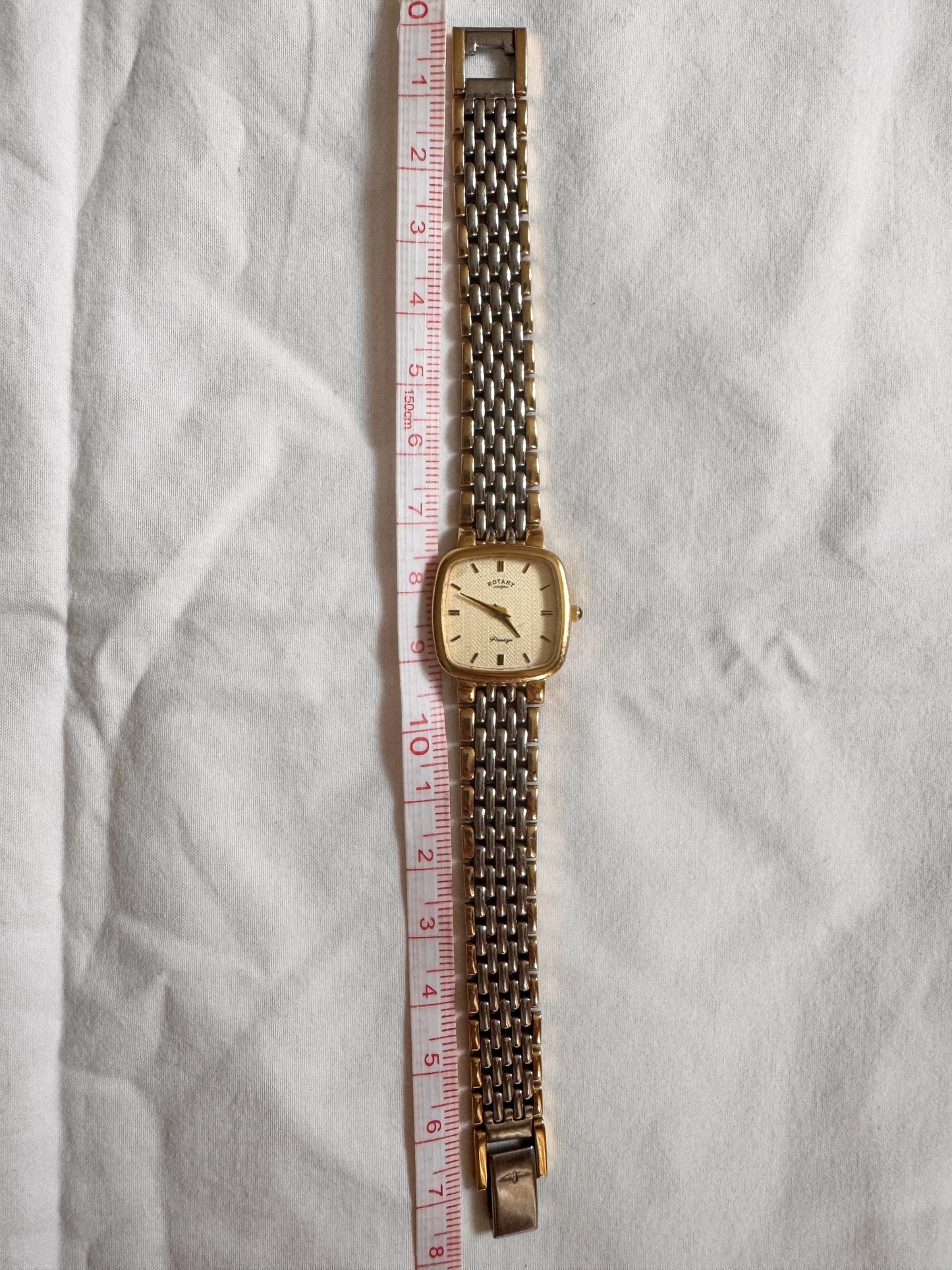 Vintage Classy Square Watch; 90s Rotary Watch