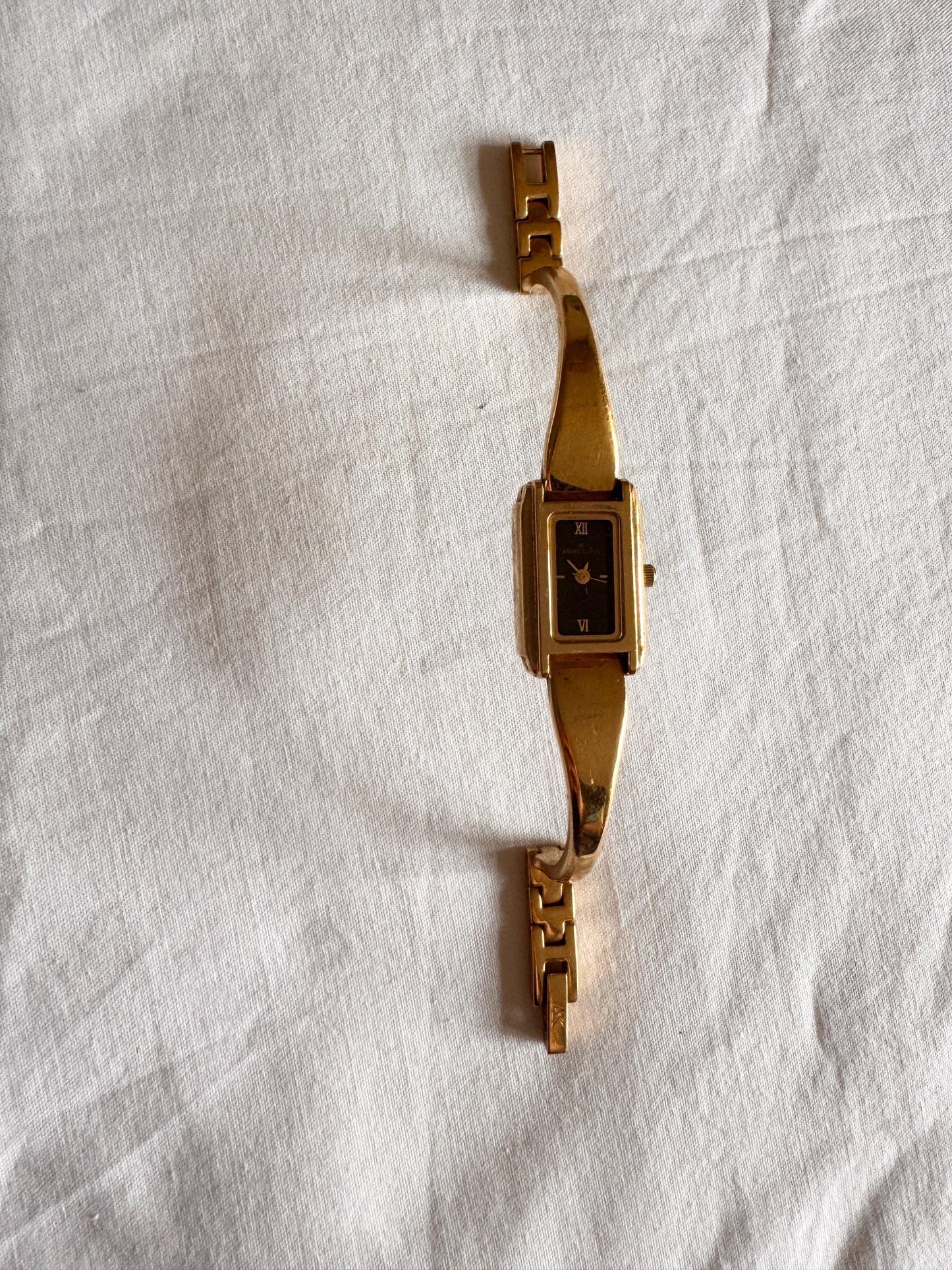 Vintage Bangle Watch; Dainty Anne Klein Watch