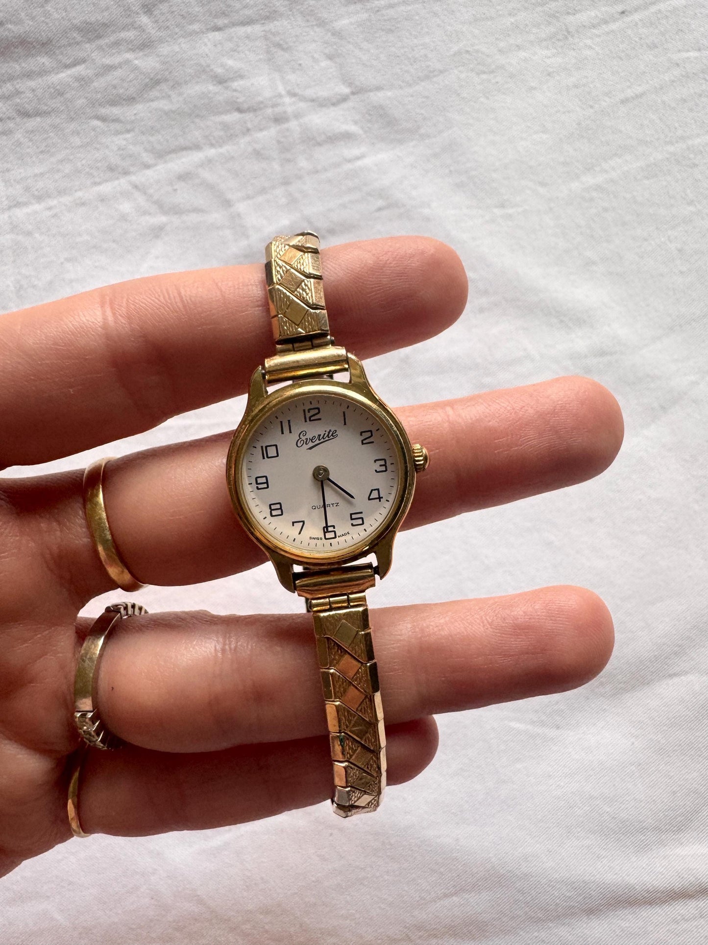 Vintage Swiss Made Watch; Elasticated Watch