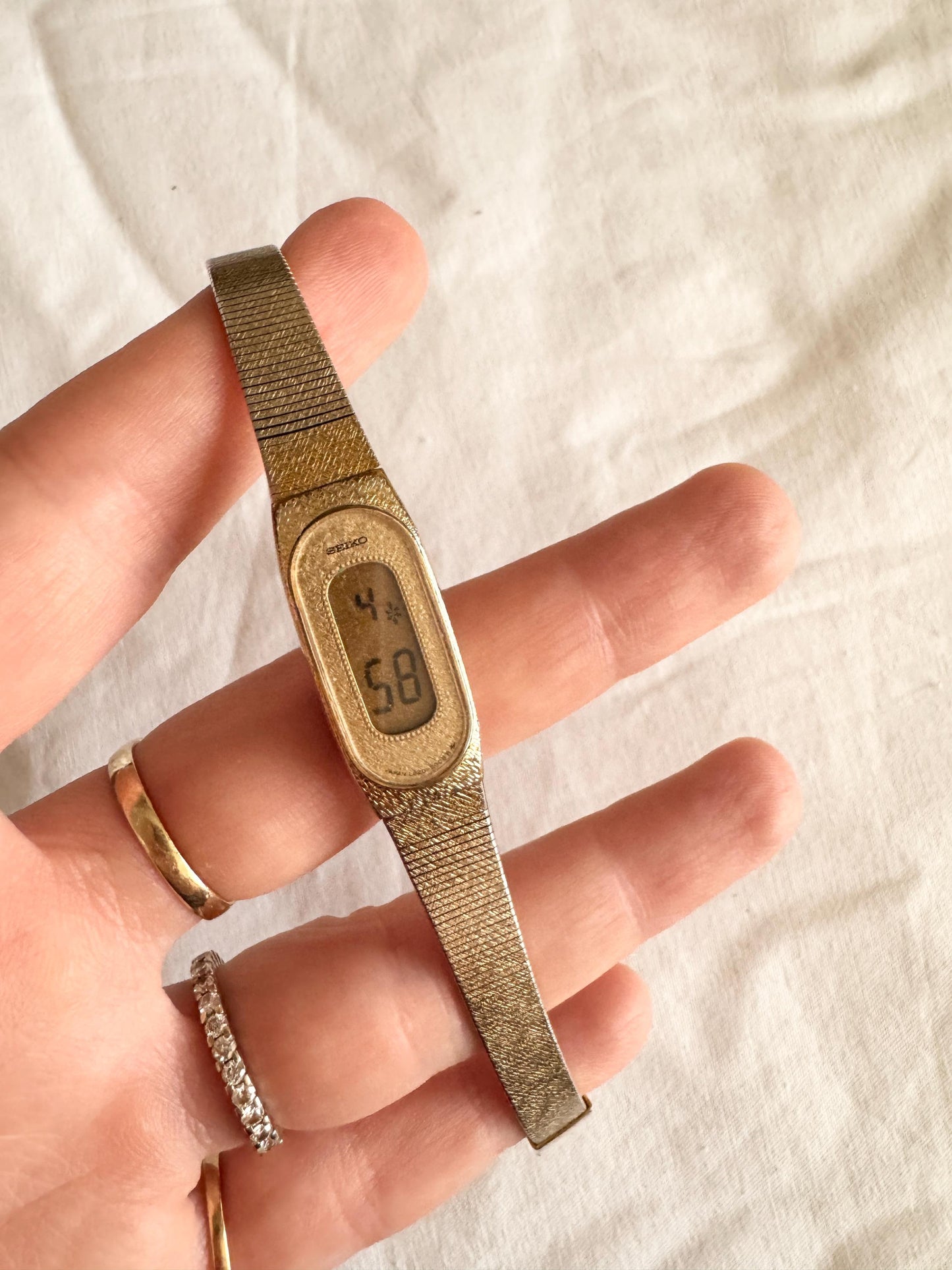 Rare Seiko Watch; Vintage Digital Watch