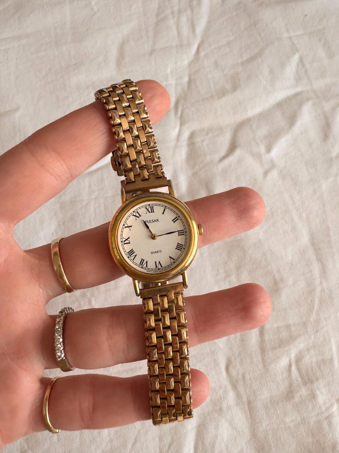 Rare Roman Number Watch; Vintage Bracelet Watch