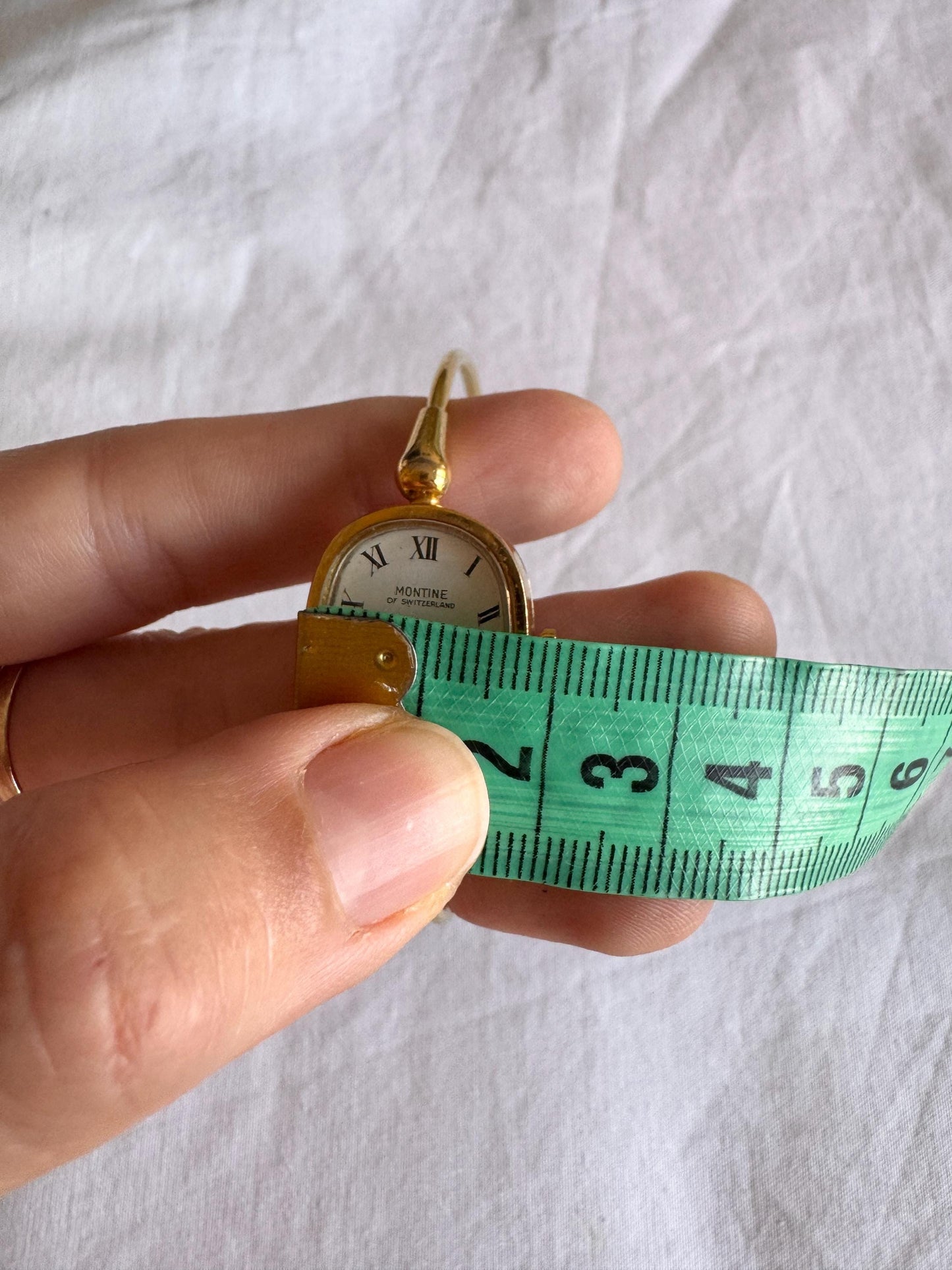 Rare Dainty Watch; Vintage Roman Number Bracelet Watch