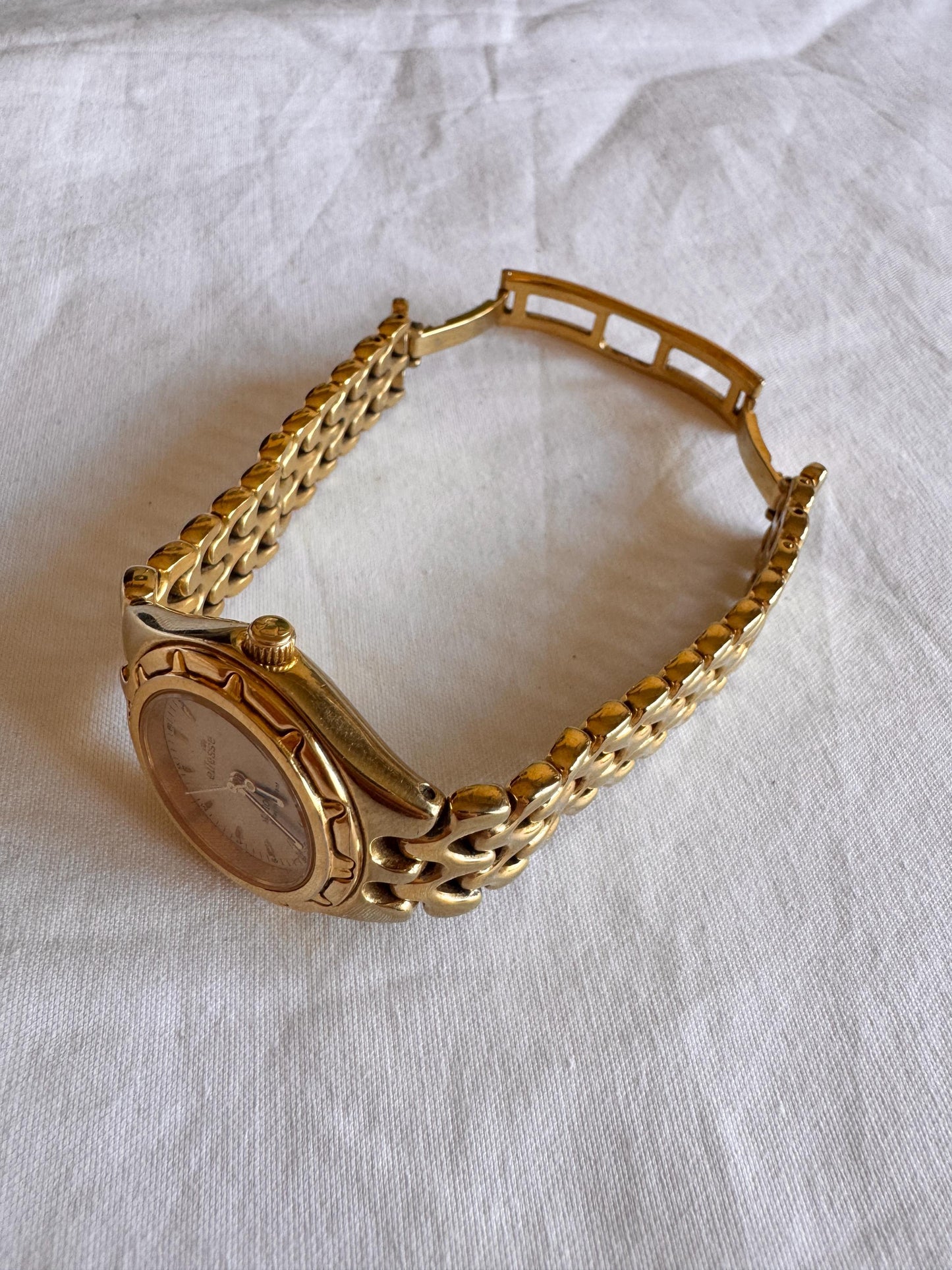Vintage Chunky Watch; 90s Swiss Watch