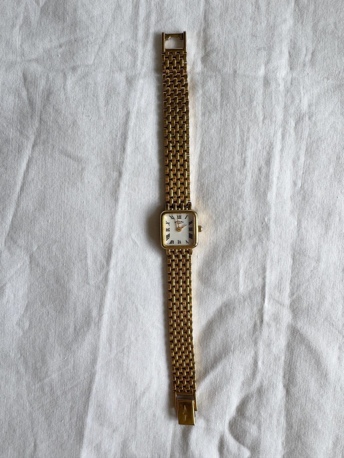 Rare Vintage Square Watch; Dainty Roman Number Watch