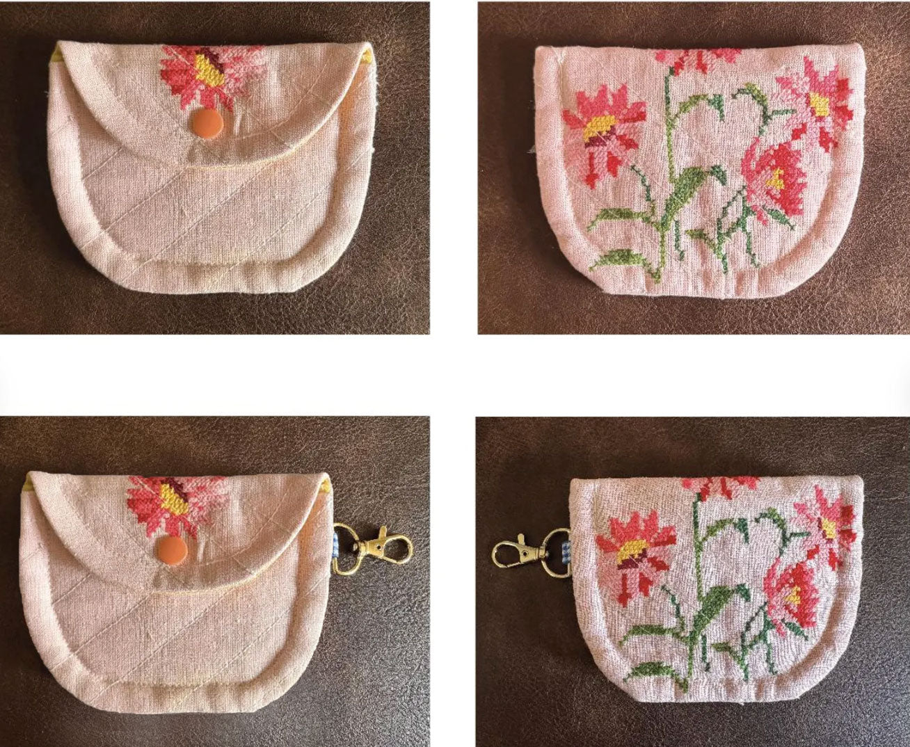 Small Wallet PDF; Quilted Small Purse Sewing Pattern
